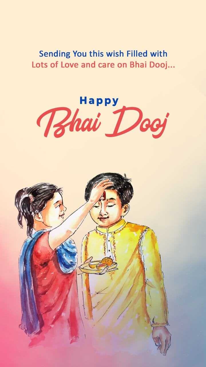720x1280 happy bhaiya dooj Image • creative mind on ShareChat