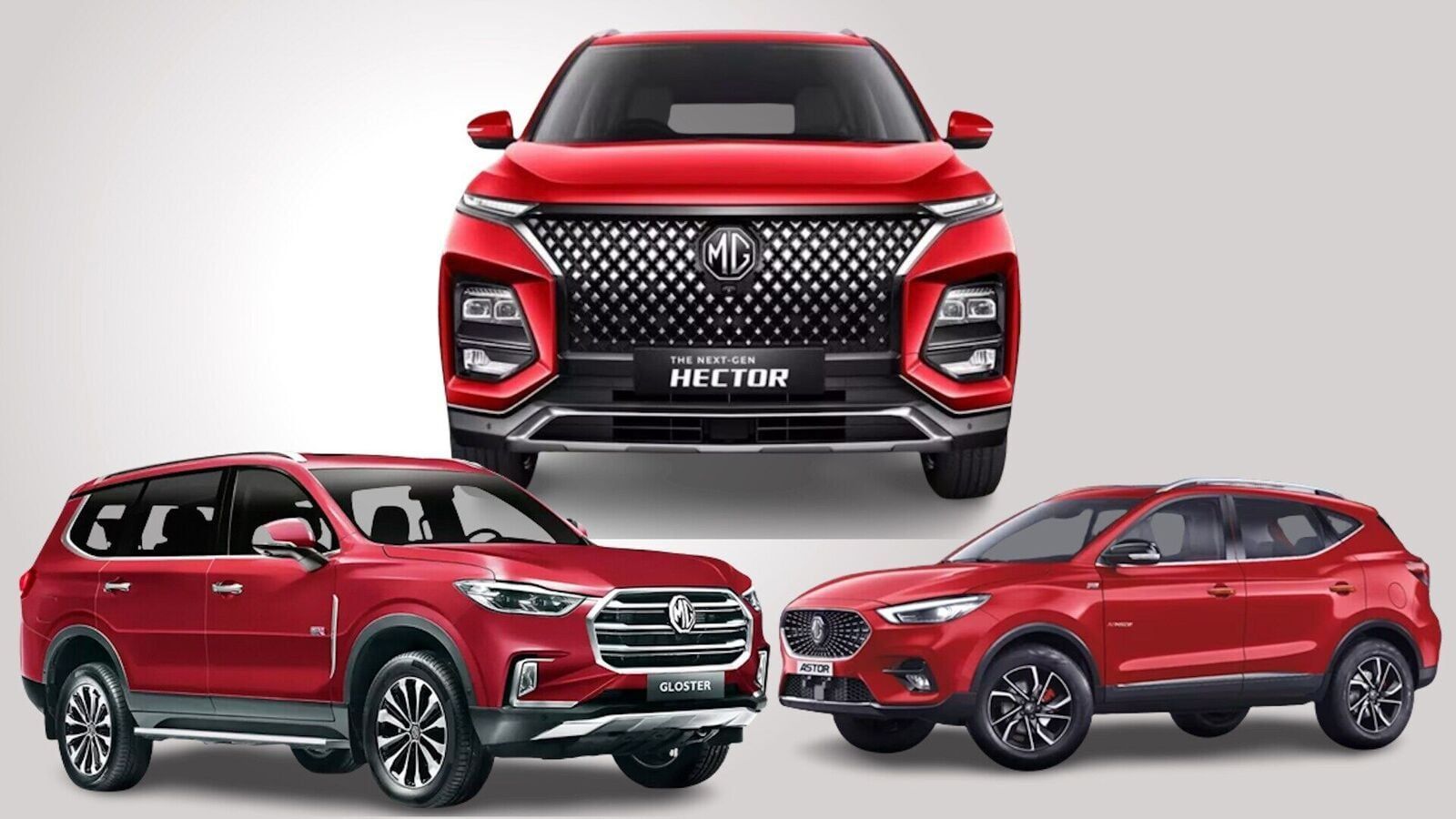 1600x900 MG Hector, Gloster, Astor SUVs get costlier. Check new price list