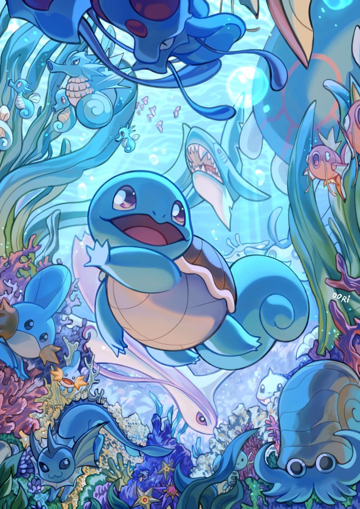 Water Type Pokémon Wallpapers - Top Free Water Type Pokémon Backgrounds 