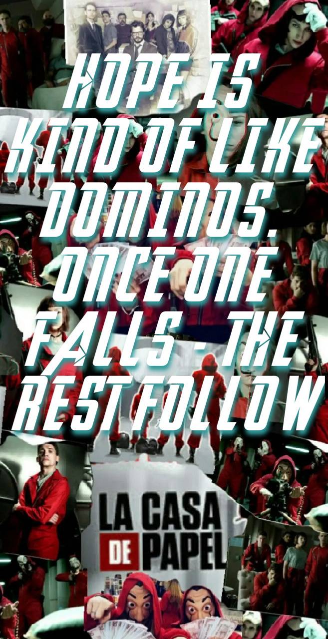 657x1280 Money heist Wallpaper