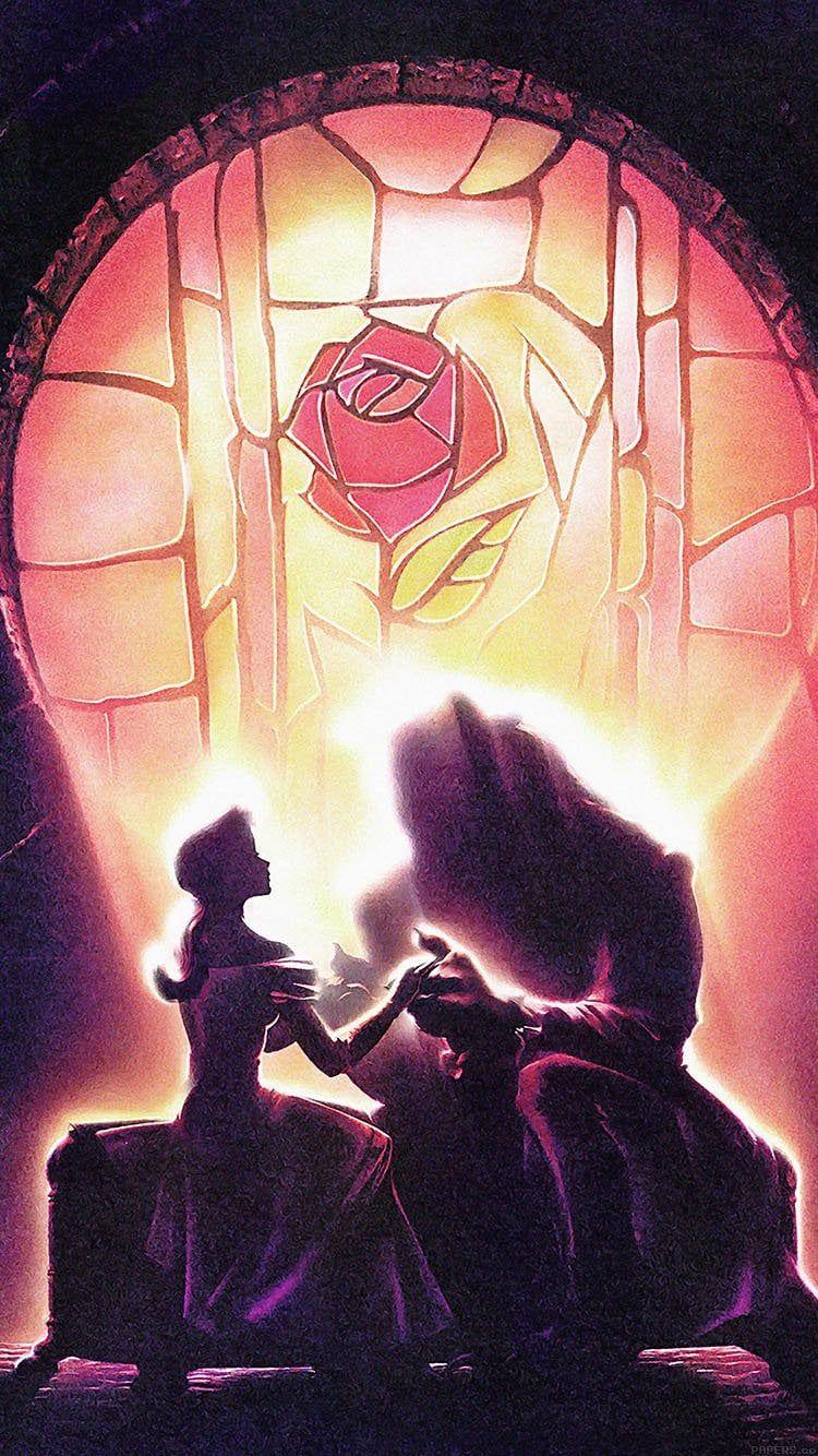 750x1334 Beauty and the Beast Magical Disney Wallpaper For Your