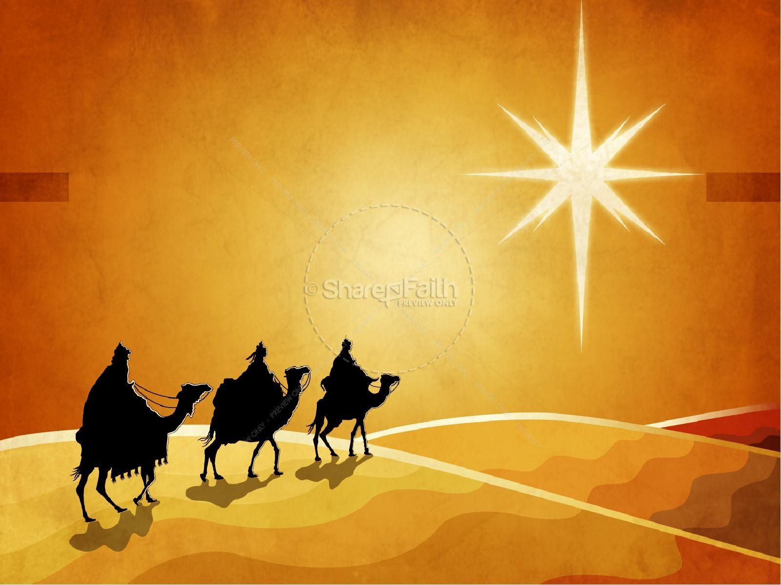 1600x1200 Three Kings Christmas PowerPoint