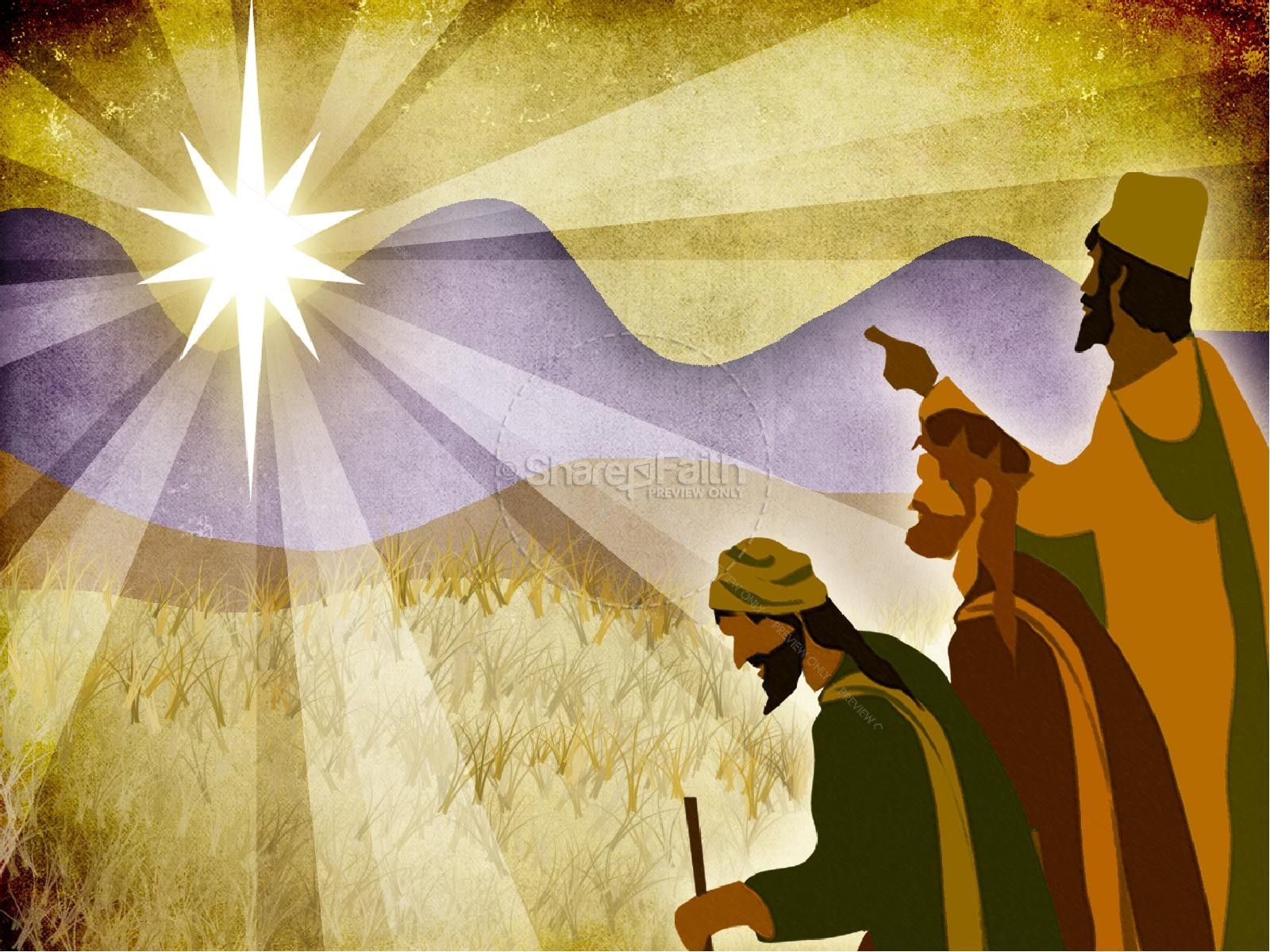 1600x1200 ShareFaith Media Three Kings PowerPoint Template