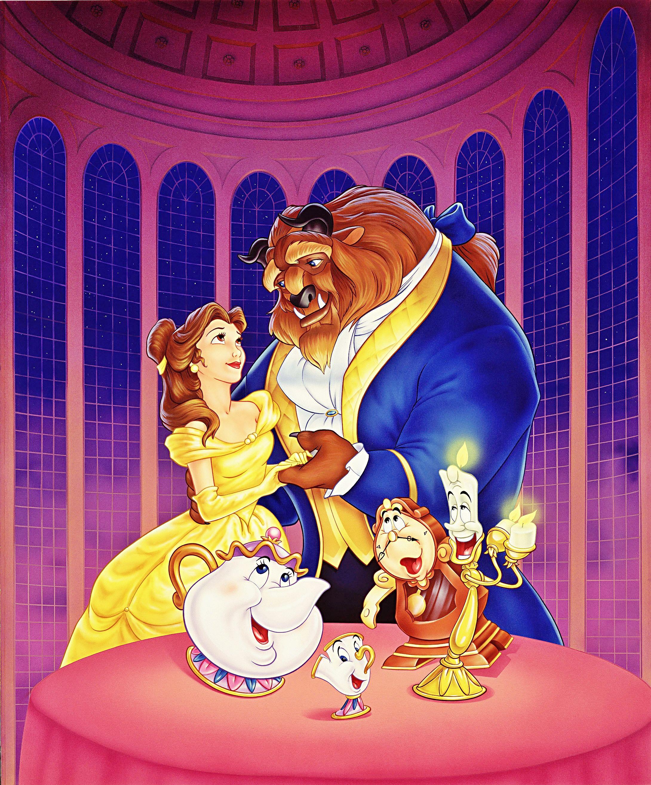 2180x2628 Walt Disney Posters Beauty and the Beast HD Wallpaper Image