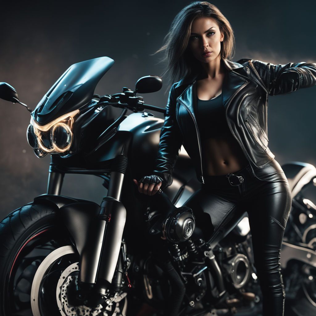 1024x1024 twisting body badass female