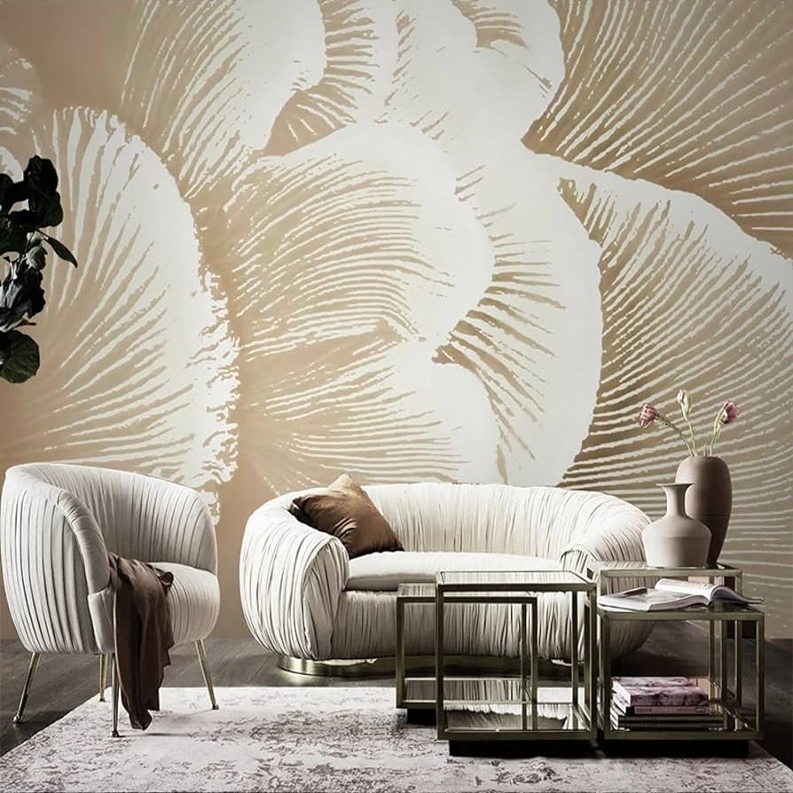 894x894 Modern Minimalist Touch Texture 3D Wallpaper, Abstract Lines Custom Photo Waterproof 3D Poster Mural Painting Mural Living Room Dining Room Bedroom Decor