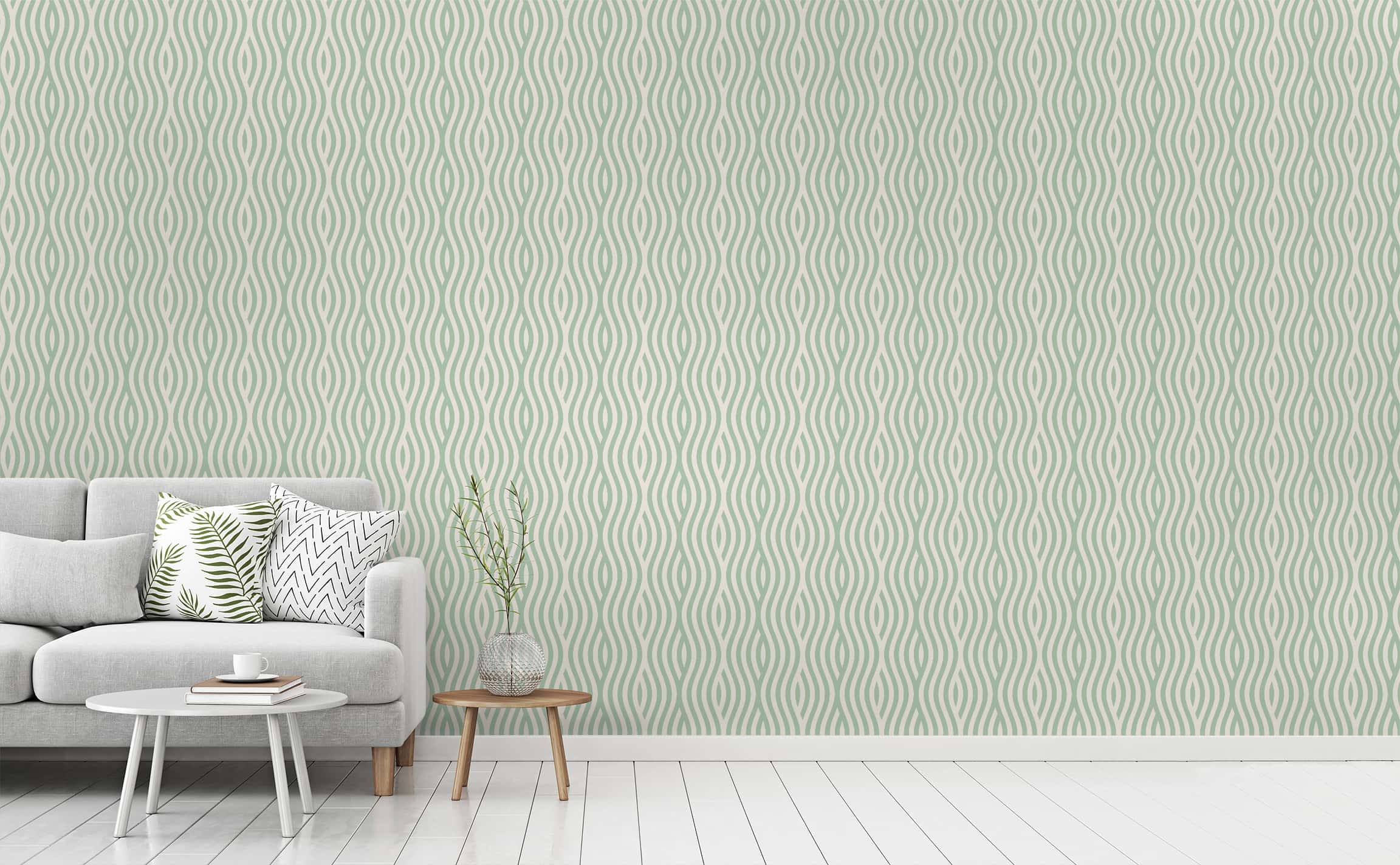 2304x1424 Modern minimalist geometric line wallpaper in taupe and green Nashville Wallpaper for Walls