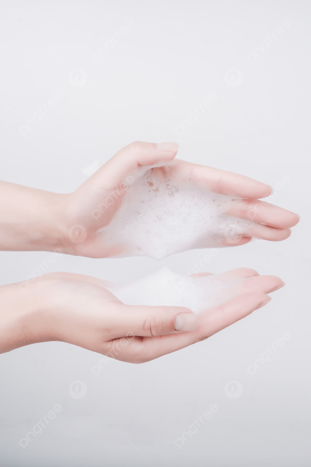 1200x1800 The Rich Bubbles In Women S Hands Background Wallpaper Image For Free Download
