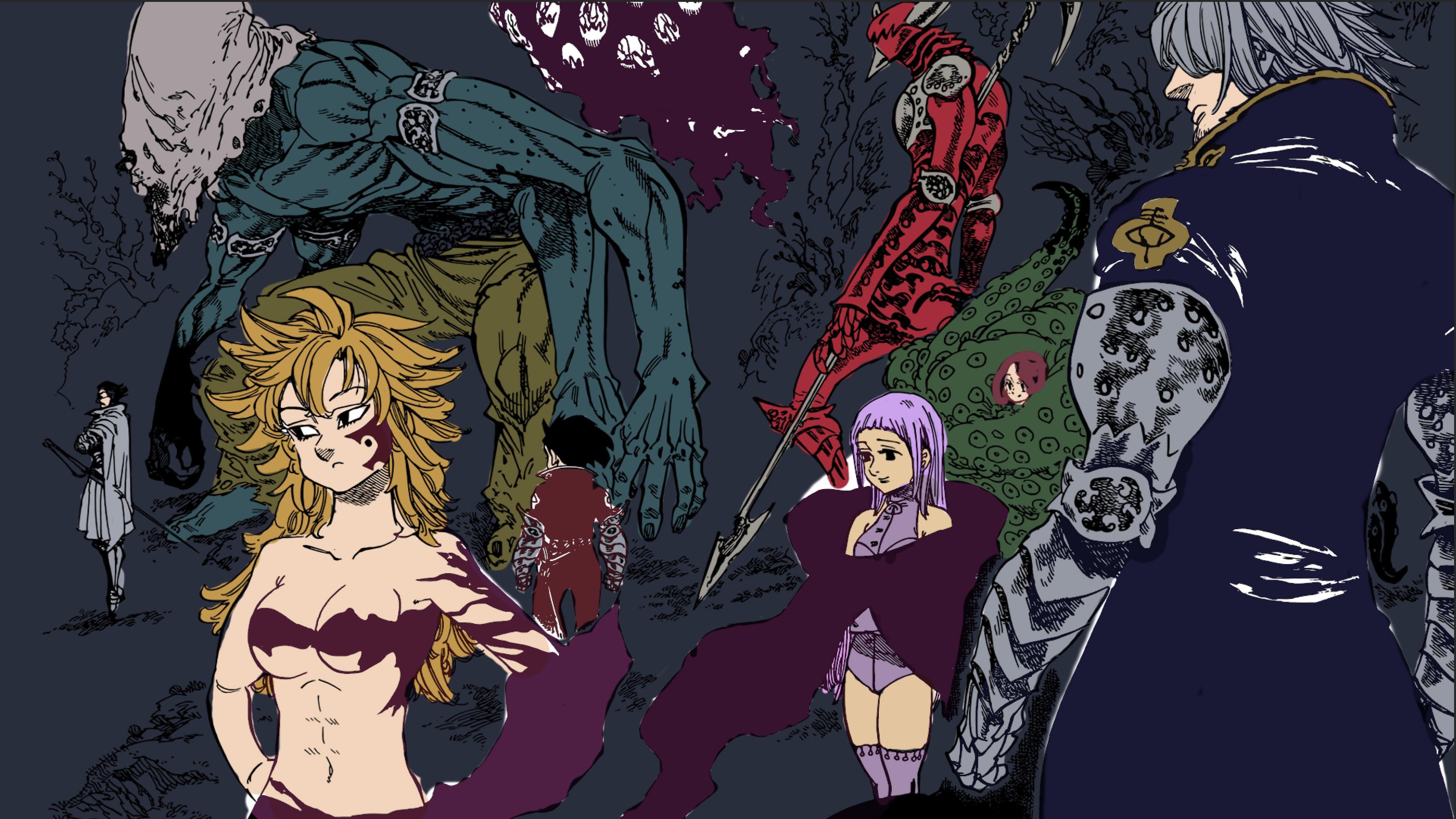 3842x2162 The Ten Commandments, colored my me. perfect for a desktop wallpaper