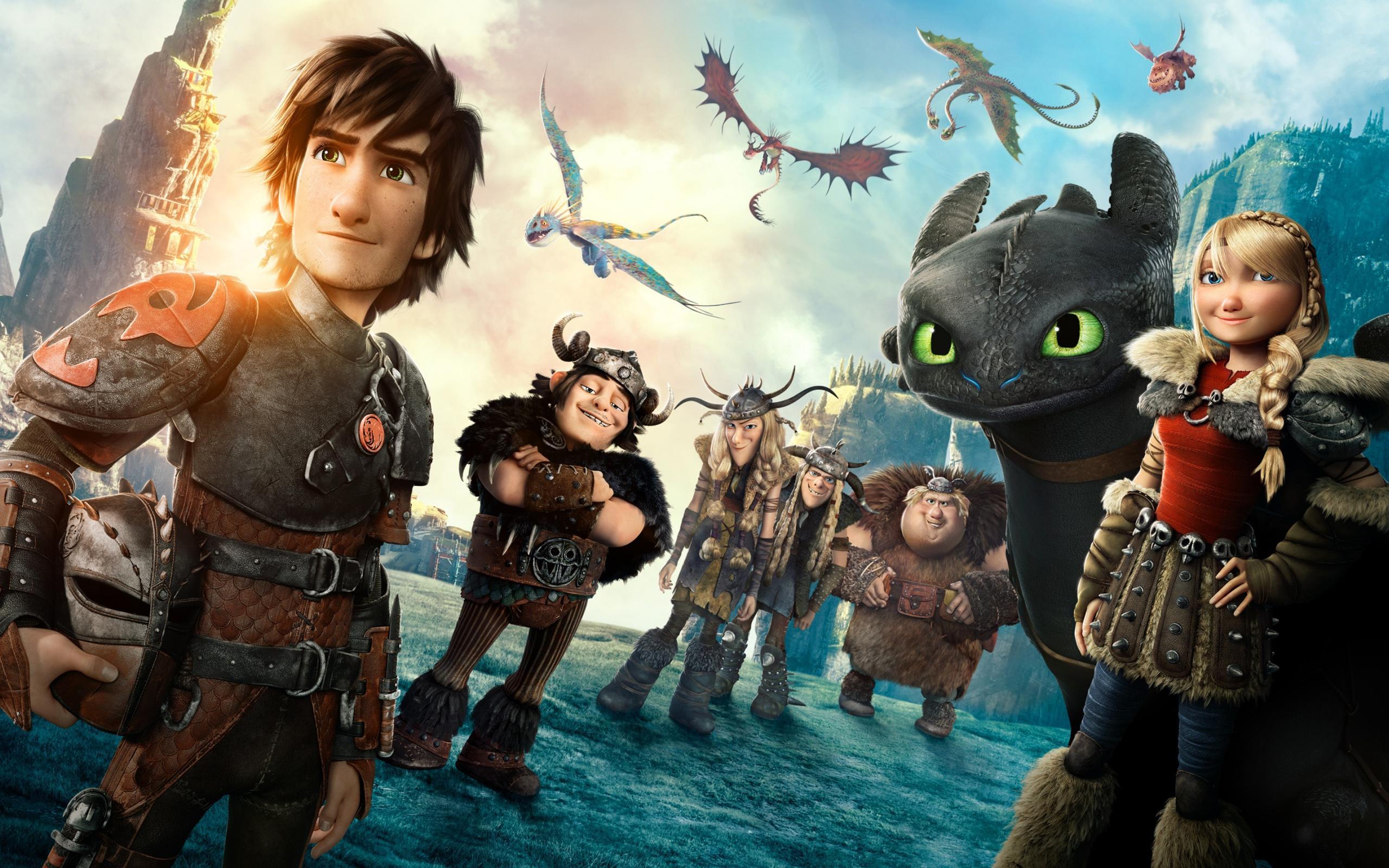 2560x1600 Train your dragon wallpaper HD for Android