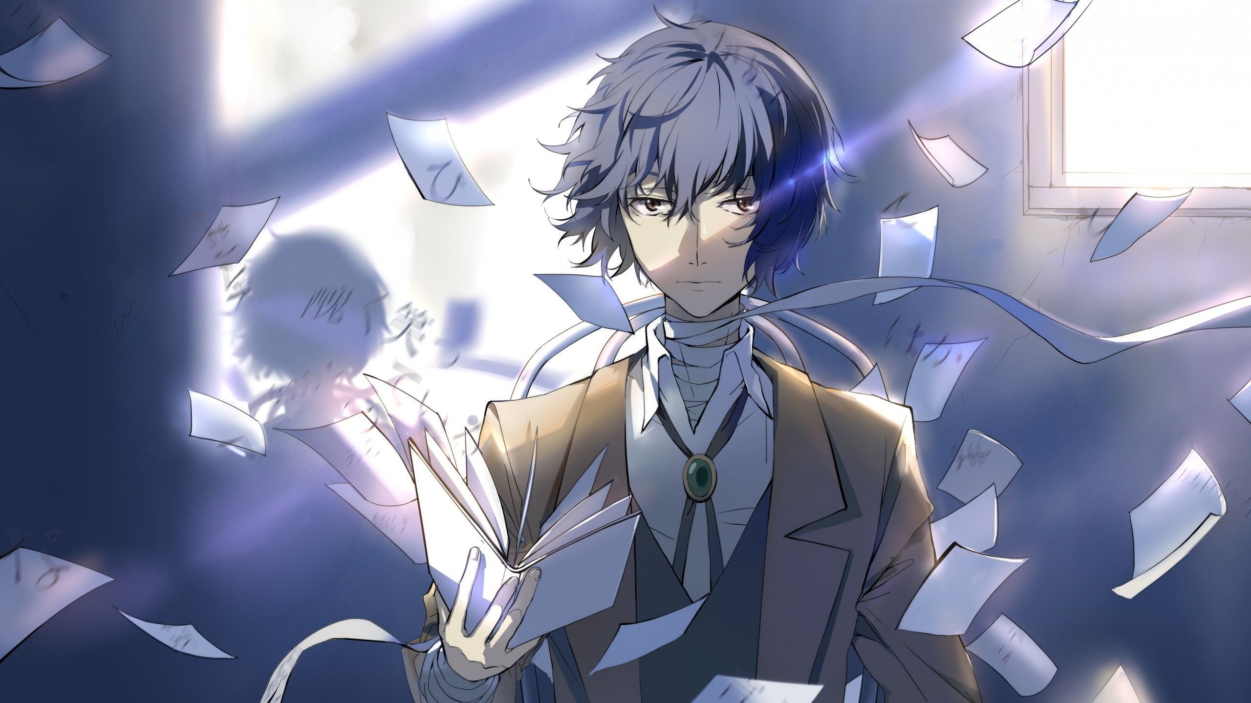 2560x1440 Osamu Dazai Anime HD Wallpaper