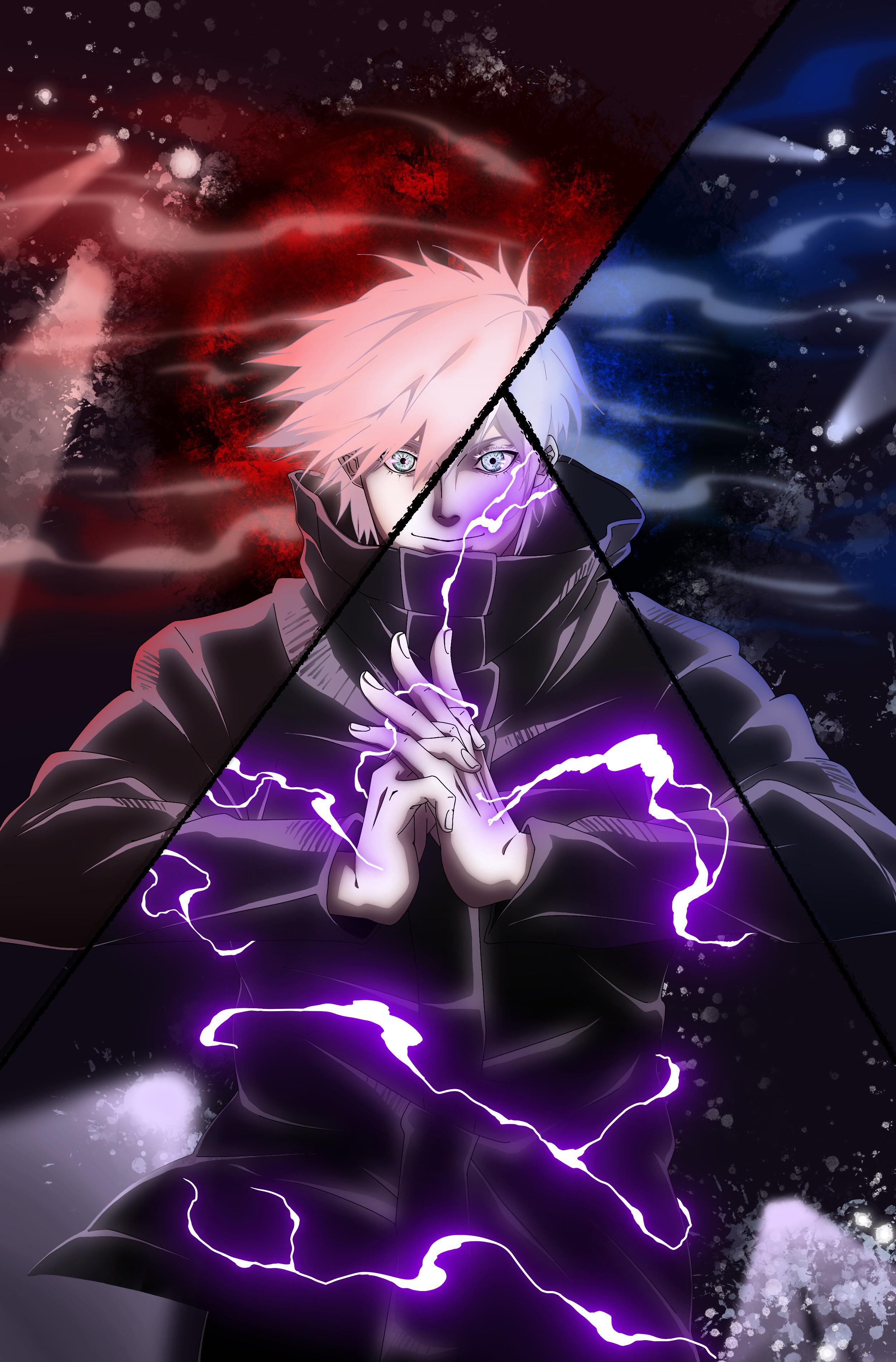 2500x3800 Gojo Hollow Purple Wallpaper