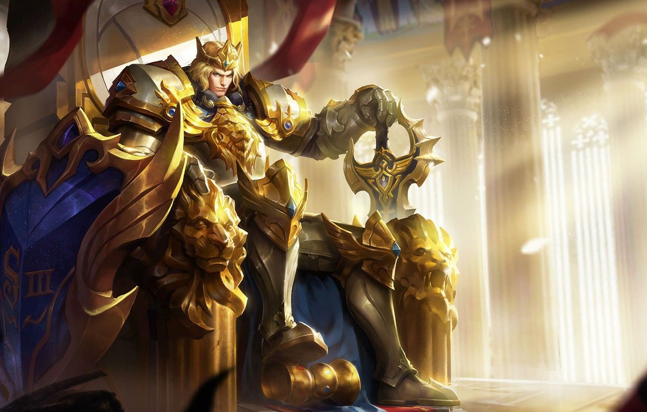 1332x850 King On A Throne Wallpaper