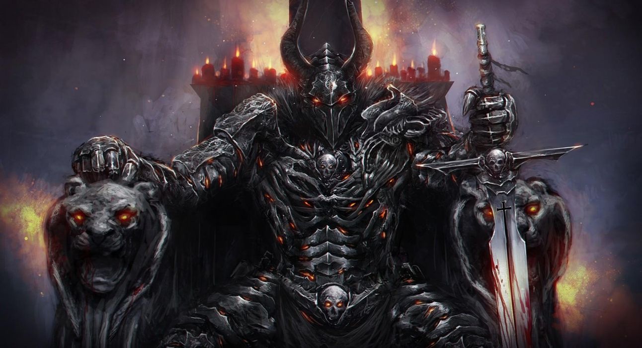 1292x700 Undead throne candles sword fire wallpaperx1040