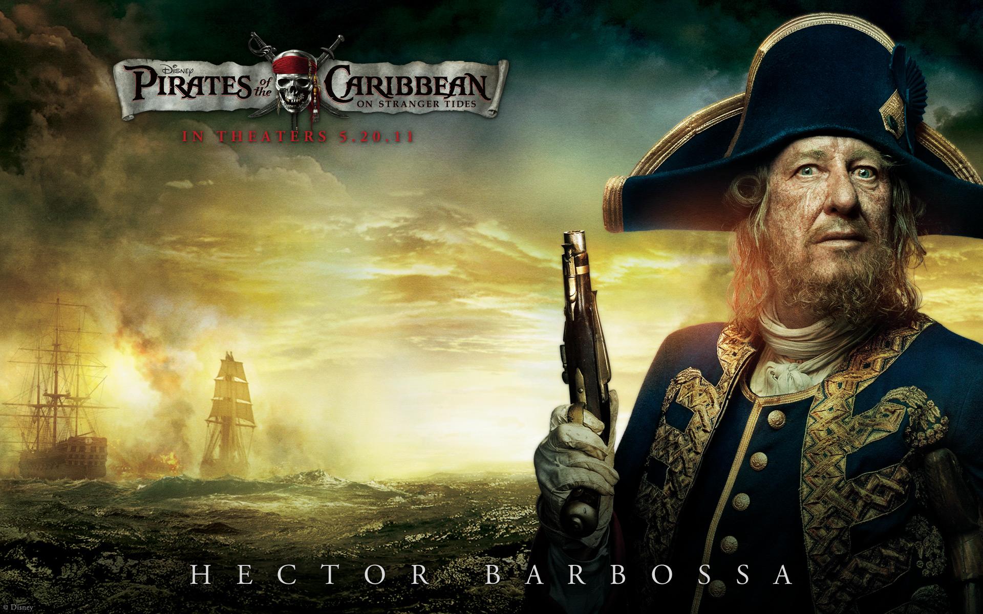 1920x1200 Barbossa from Pirates of the Caribbean Desktop Wallpaper