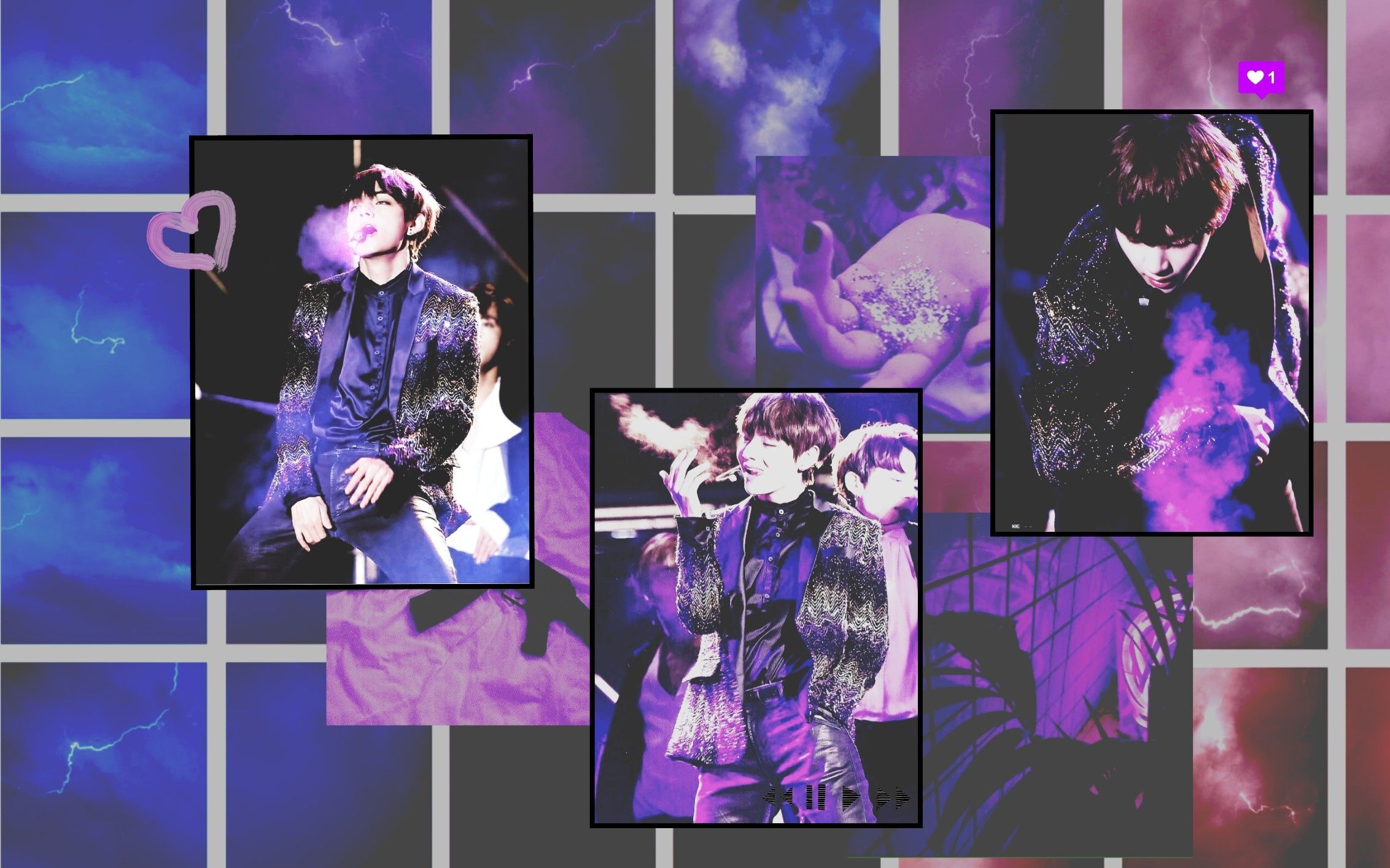 2264x1415 Aesthetic taehyung Wallpaper Download