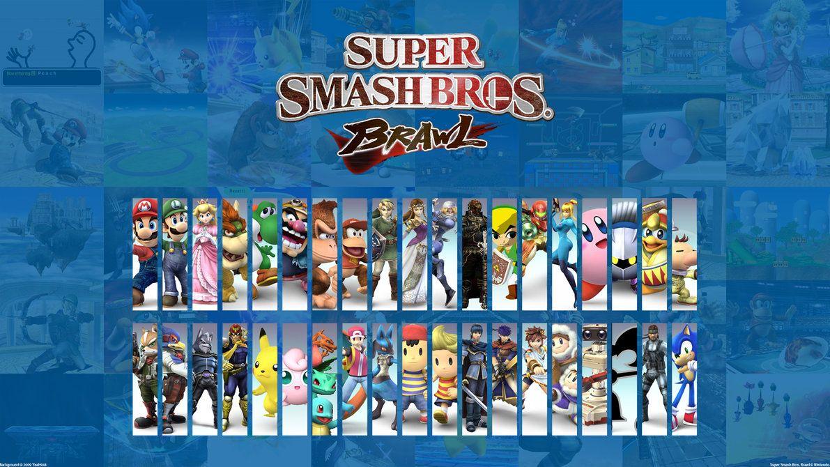 super smash bros brawl all character