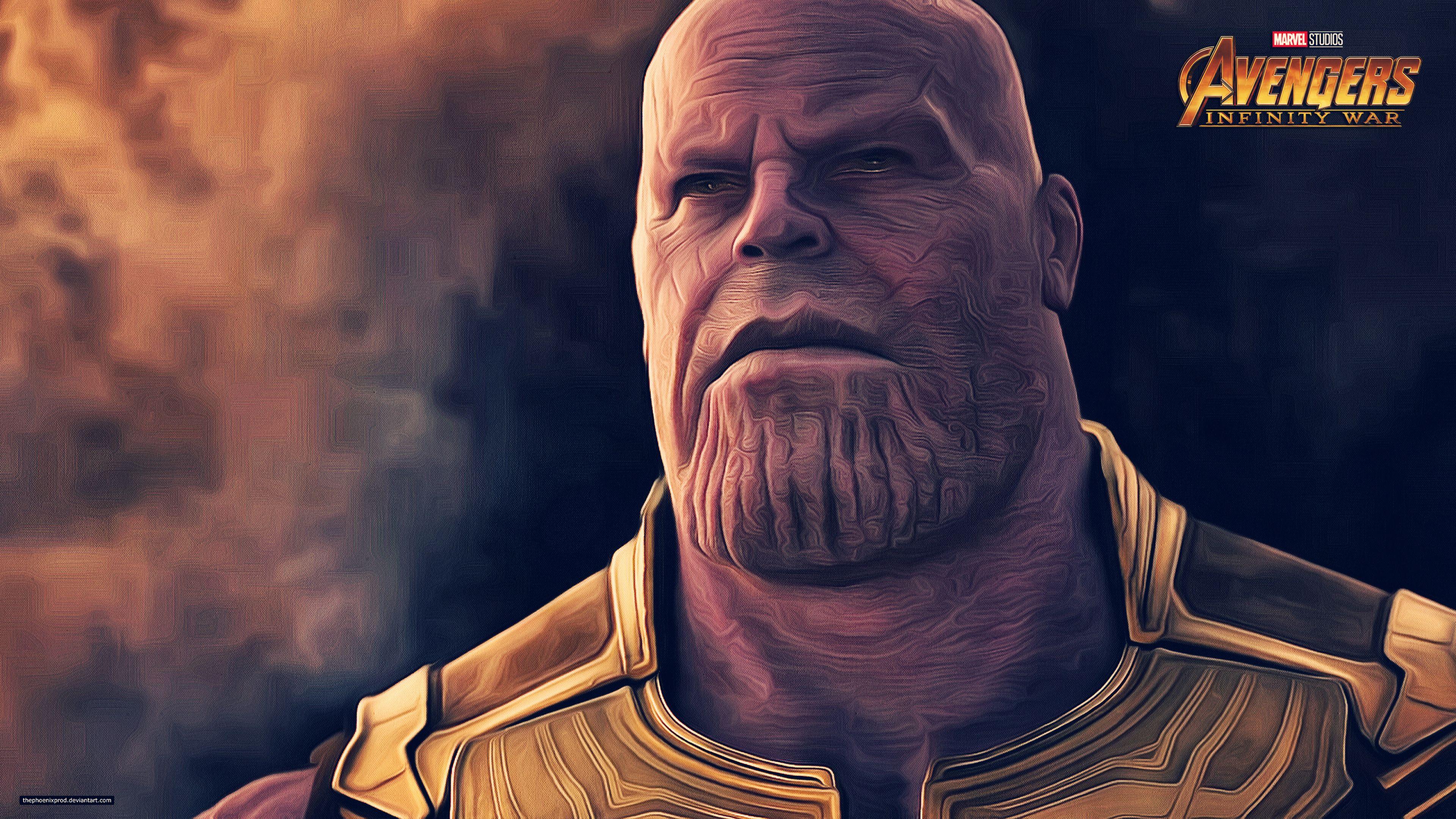 3840x2160 Avengers: Infinity War (2018) Thanos 4K UHD 16:9 3840x2160