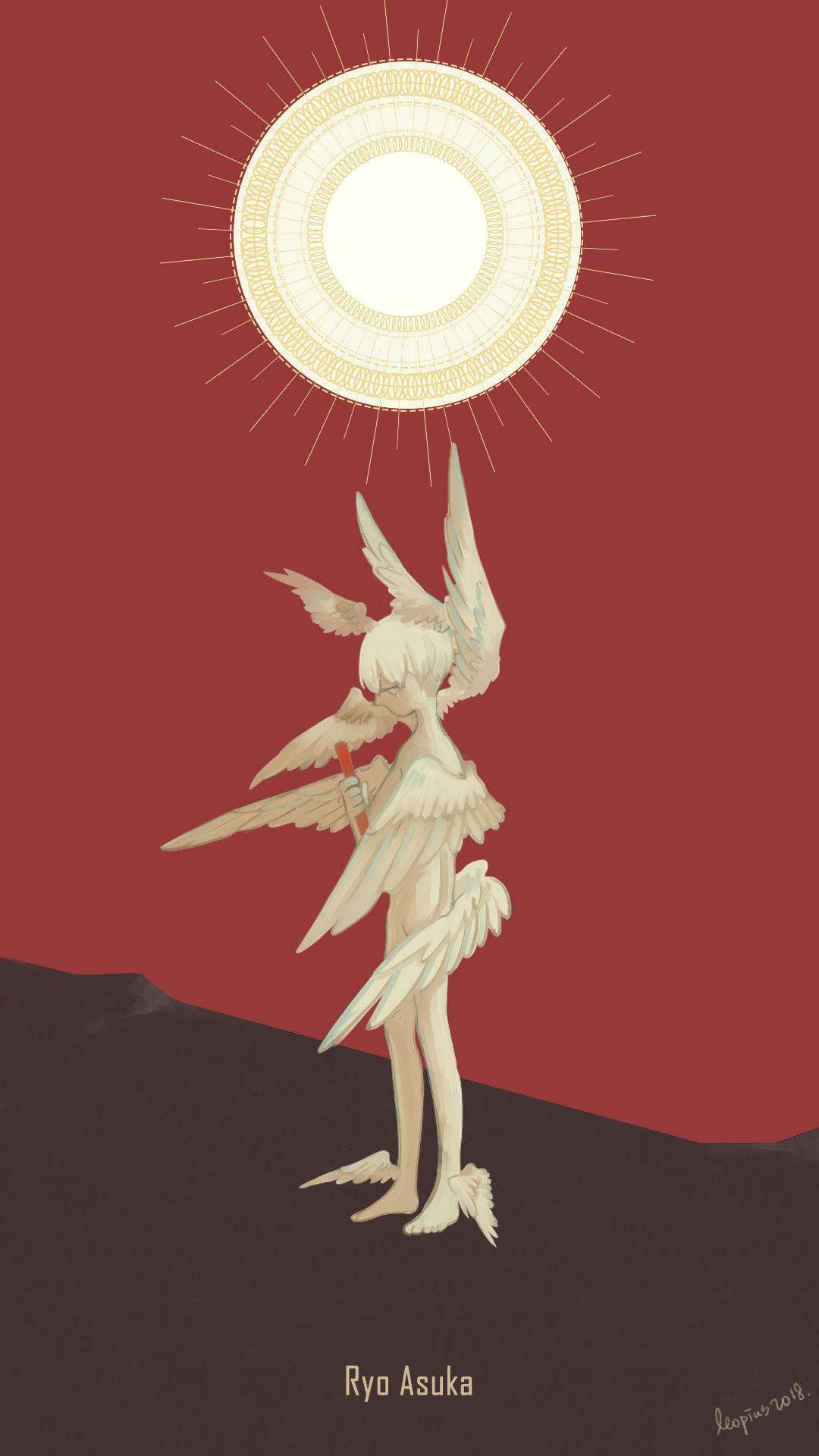 1080x1920 Download Ryo Asuka from Netflix's hit anime series Devilman Crybaby Wallpaper