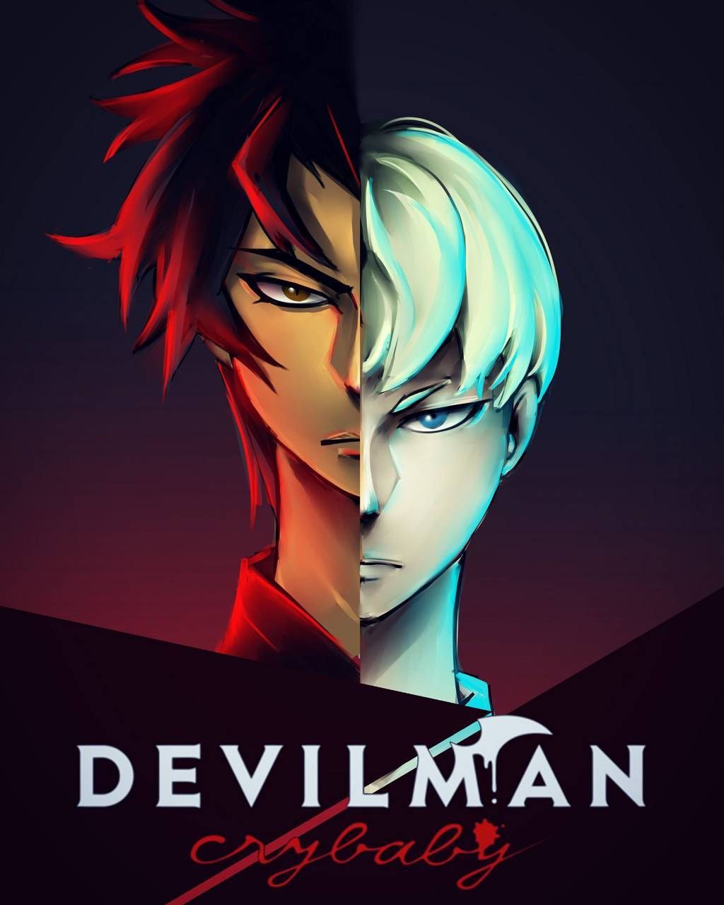 1024x1280 Download Enter the dark and enigmatic world of Devilman Crybaby. Wallpaper
