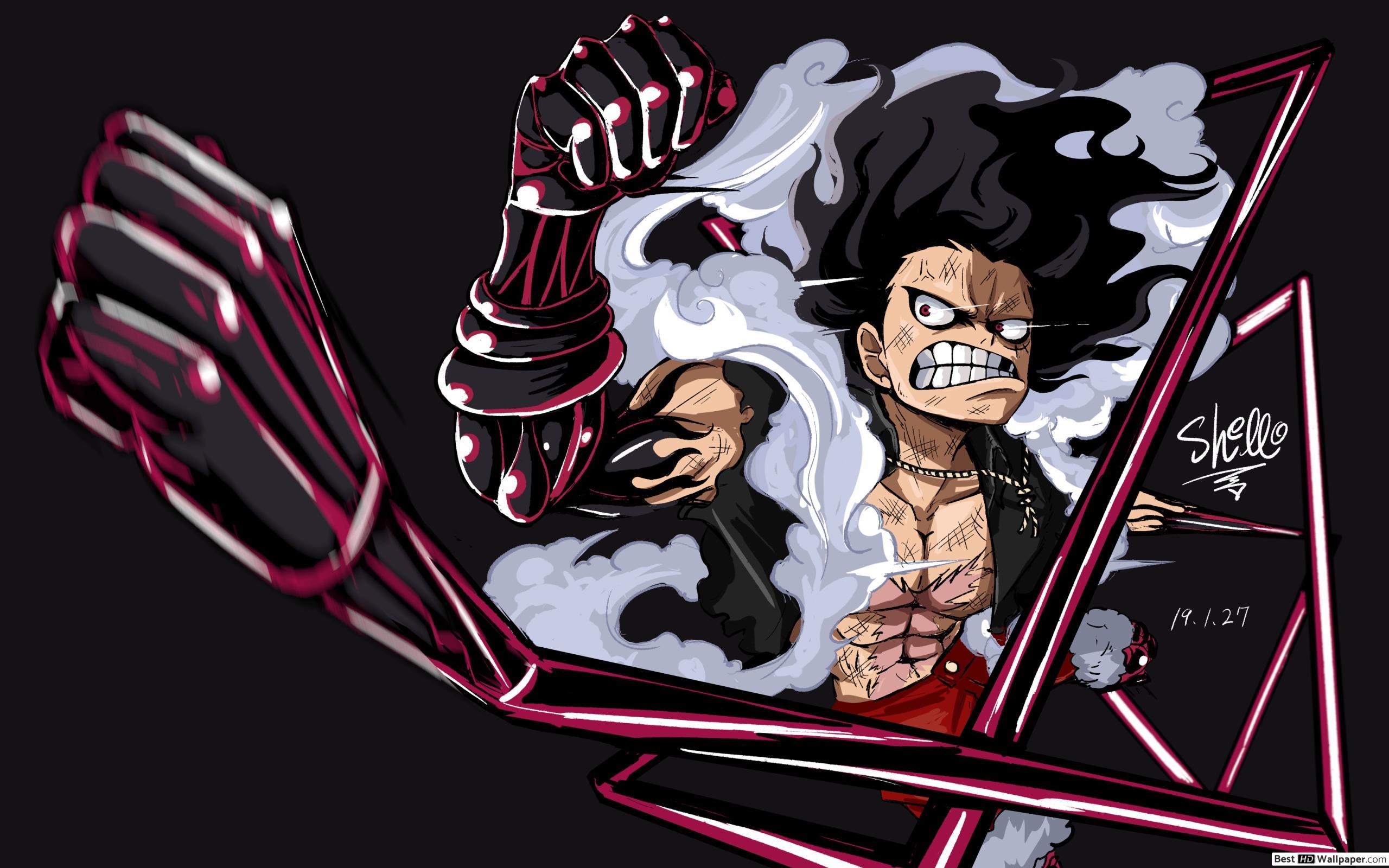 2560x1600 Luffy Snake Man Wallpaper