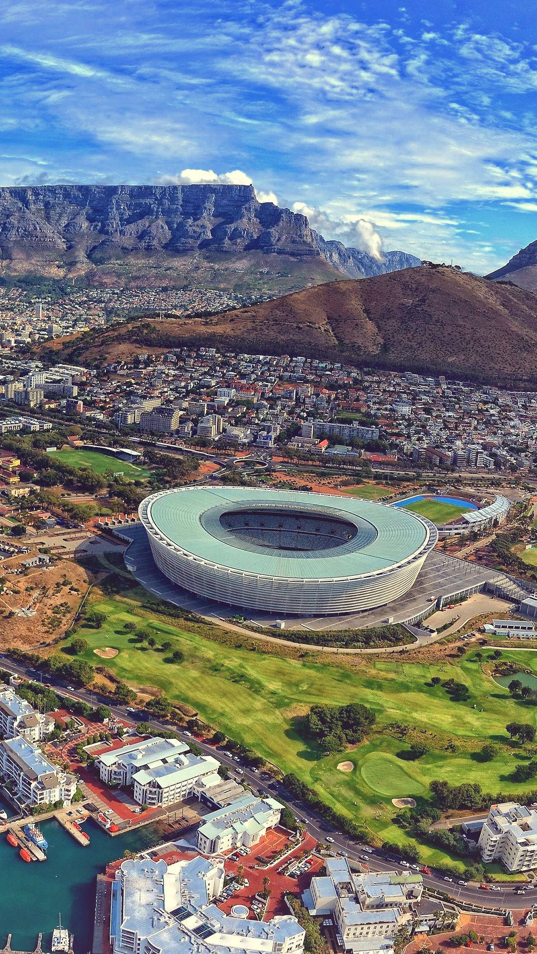 1080x1920 Download Green Point Stadium Africa iPhone Wallpaper
