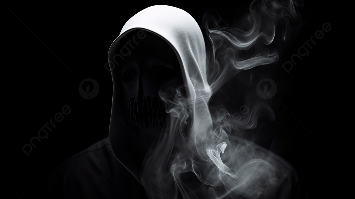 1200x673 Man With A Hood Is Smoking In The Dark Background, Ghost Face Profile Picture Background Image And Wallpaper for Free Download
