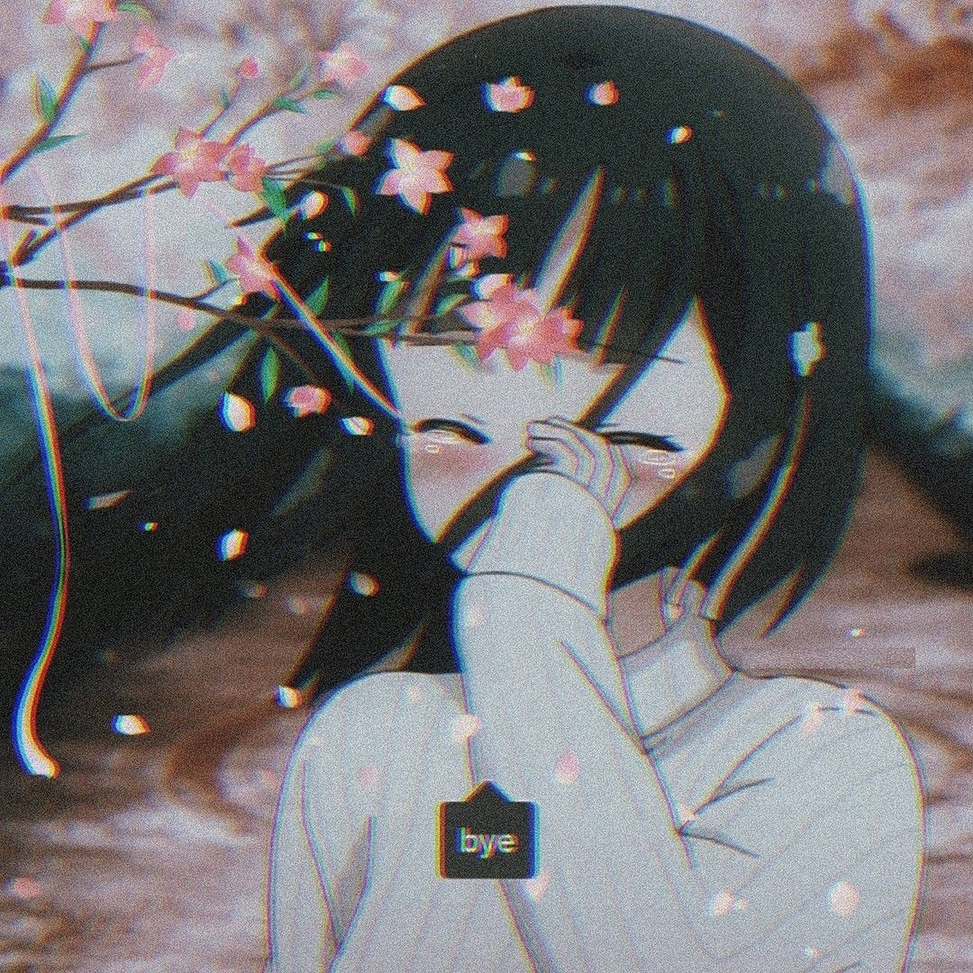 1920x1920 Download Shy Lady Anime PFP Wallpaper
