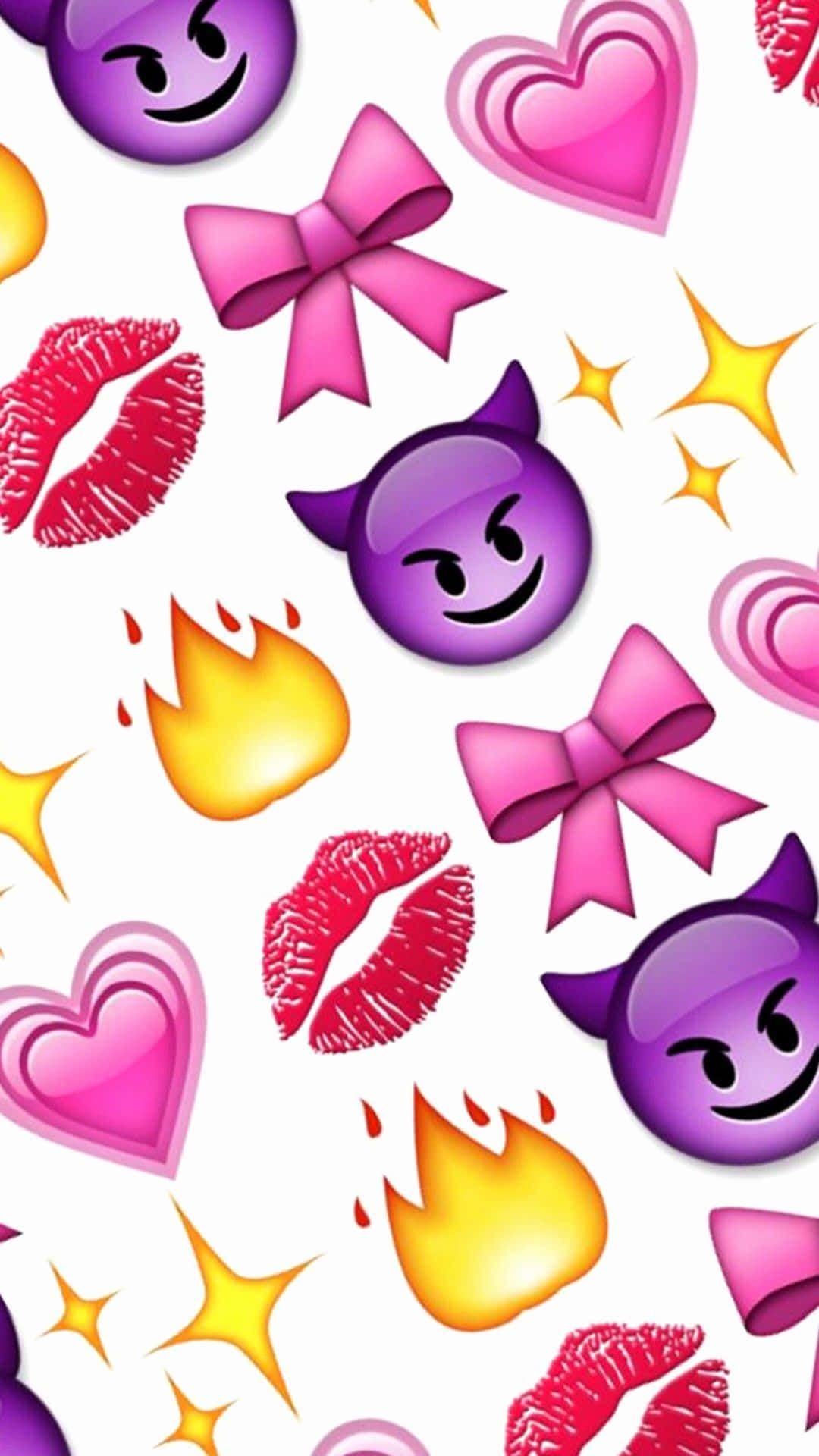 1080x1920 Download Send Your Loved One A Special Message With A Cute Emoji. Wallpaper
