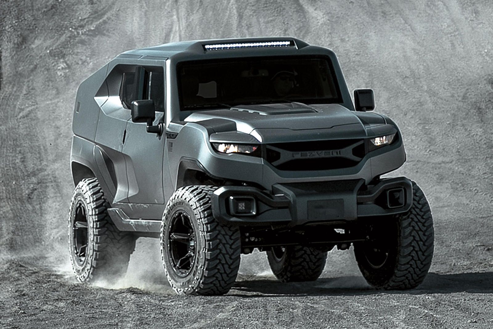1600x1067 Rezvani Tank X Packs Dodge's Supercharged Hellcat V8
