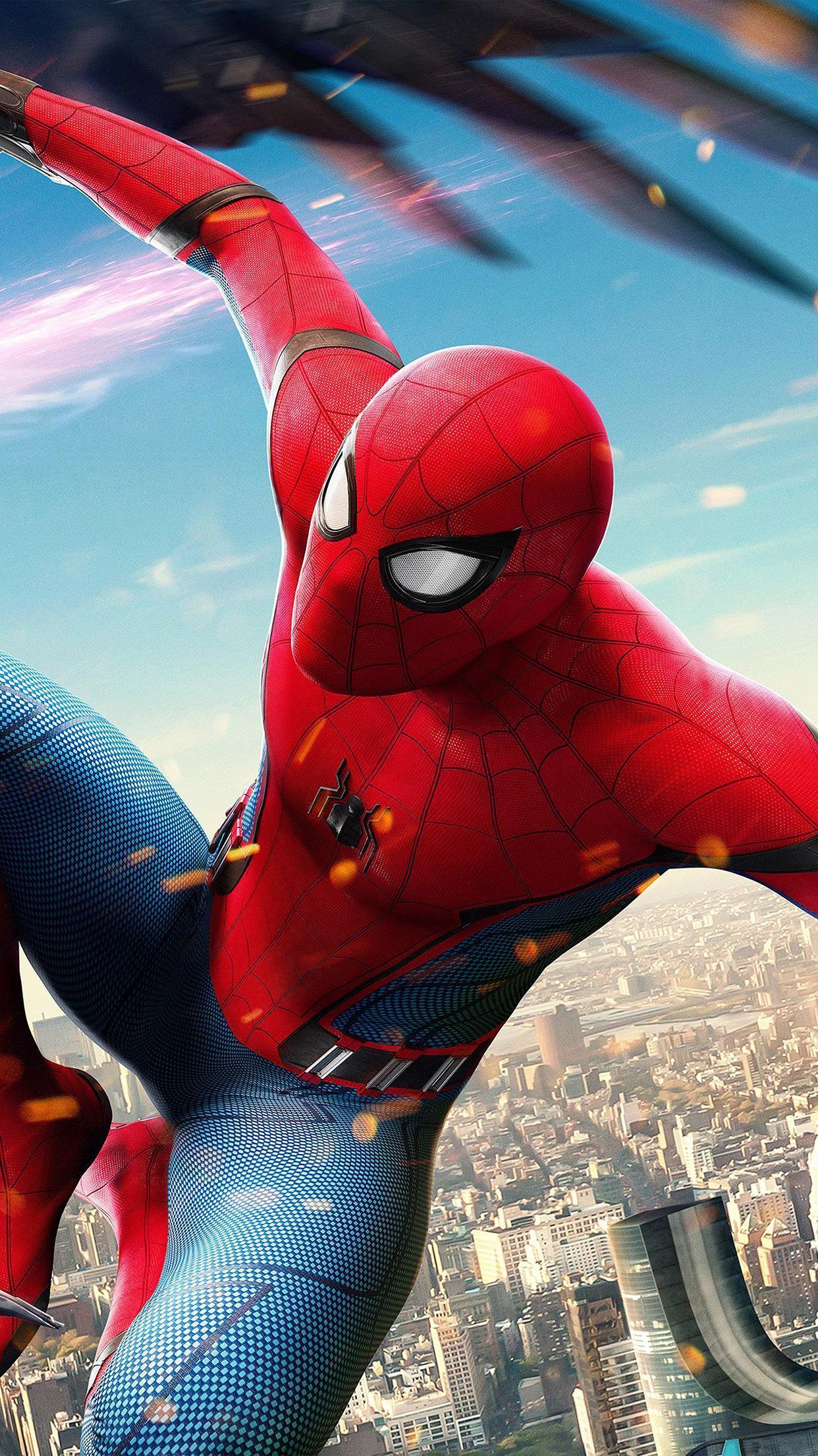 1242x2208 Spiderman Hero Marvel Avengers Art Illustration Wallpaper