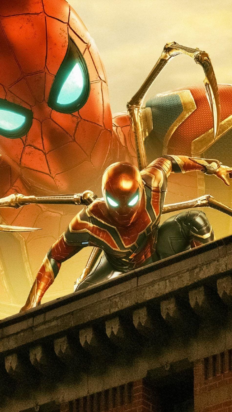 950x1689 Iron spiderman Wallpaper Download