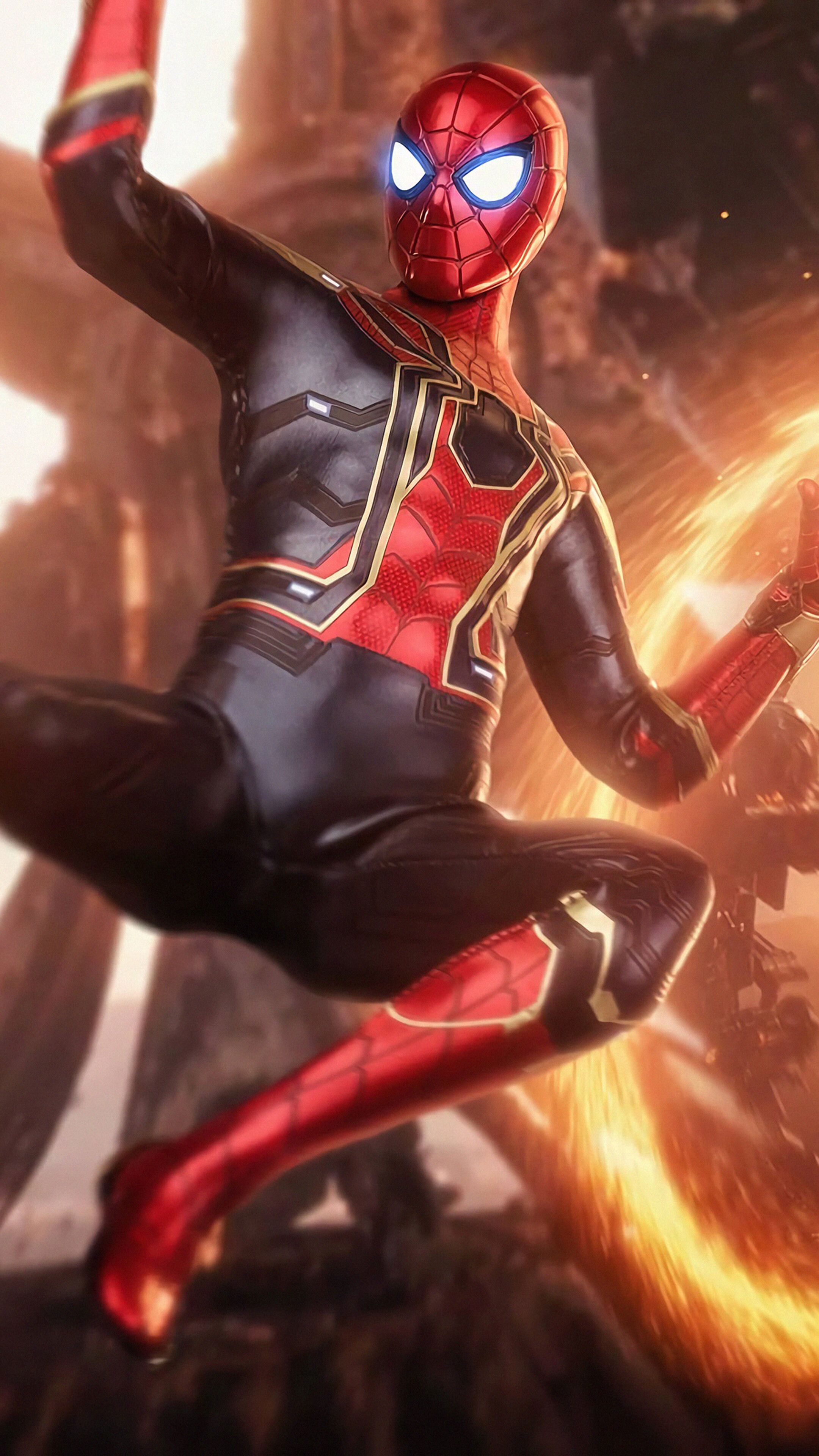 2160x3840 Avengers Endgame Spider Man Wallpaper