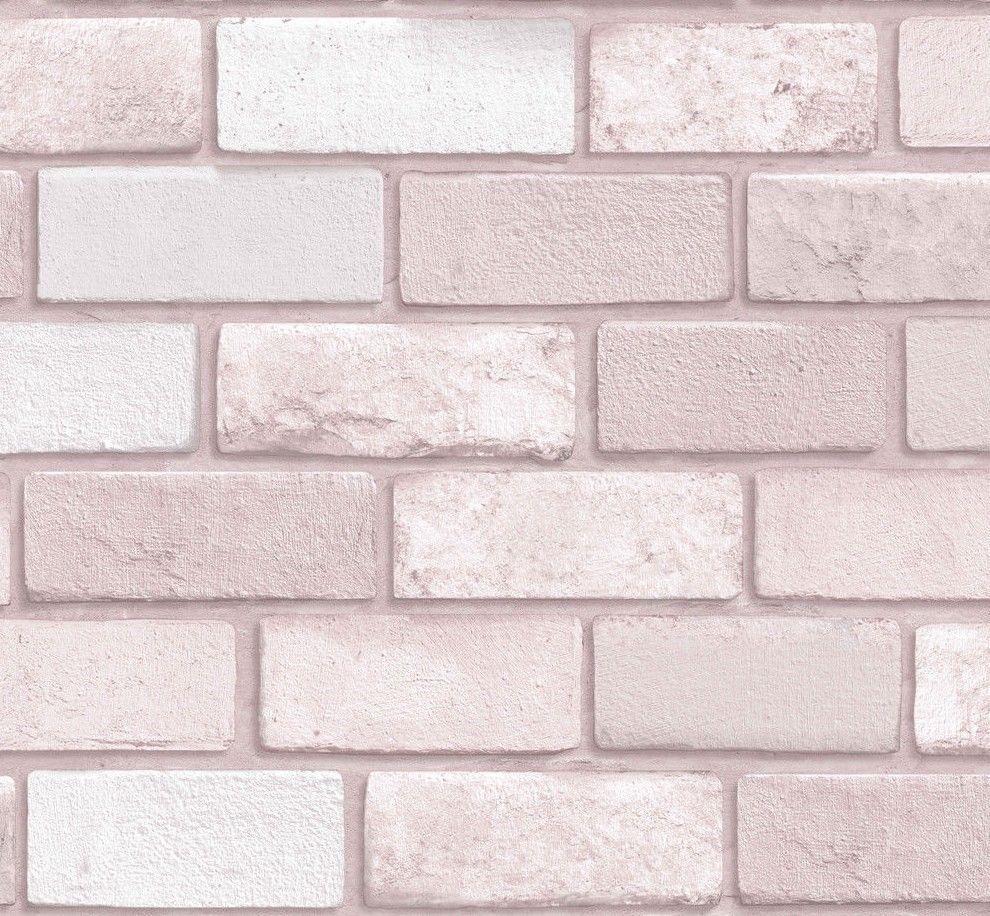 990x916 Details about Arthouse Diamond Pink Brick Wallpaper Pink Glitter