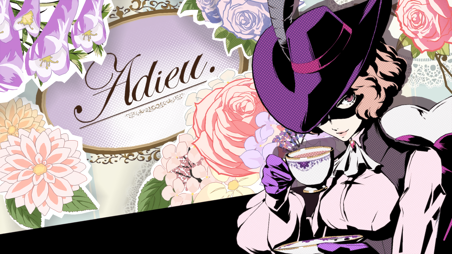 1920x1080 P5 'Noir' Okumura Video Game Persona 5 Persona Haru Okumura Wallpaper. Persona Persona, Persona 5 anime