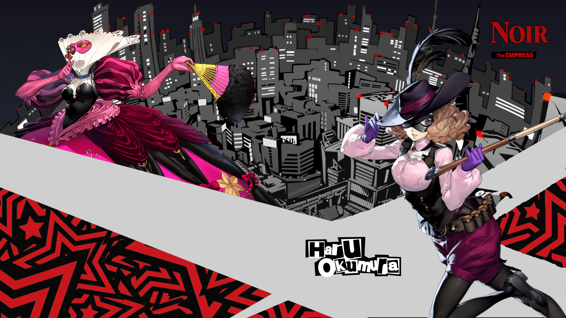 1920x1080 I made a wallpaper of the beauty thief Noir