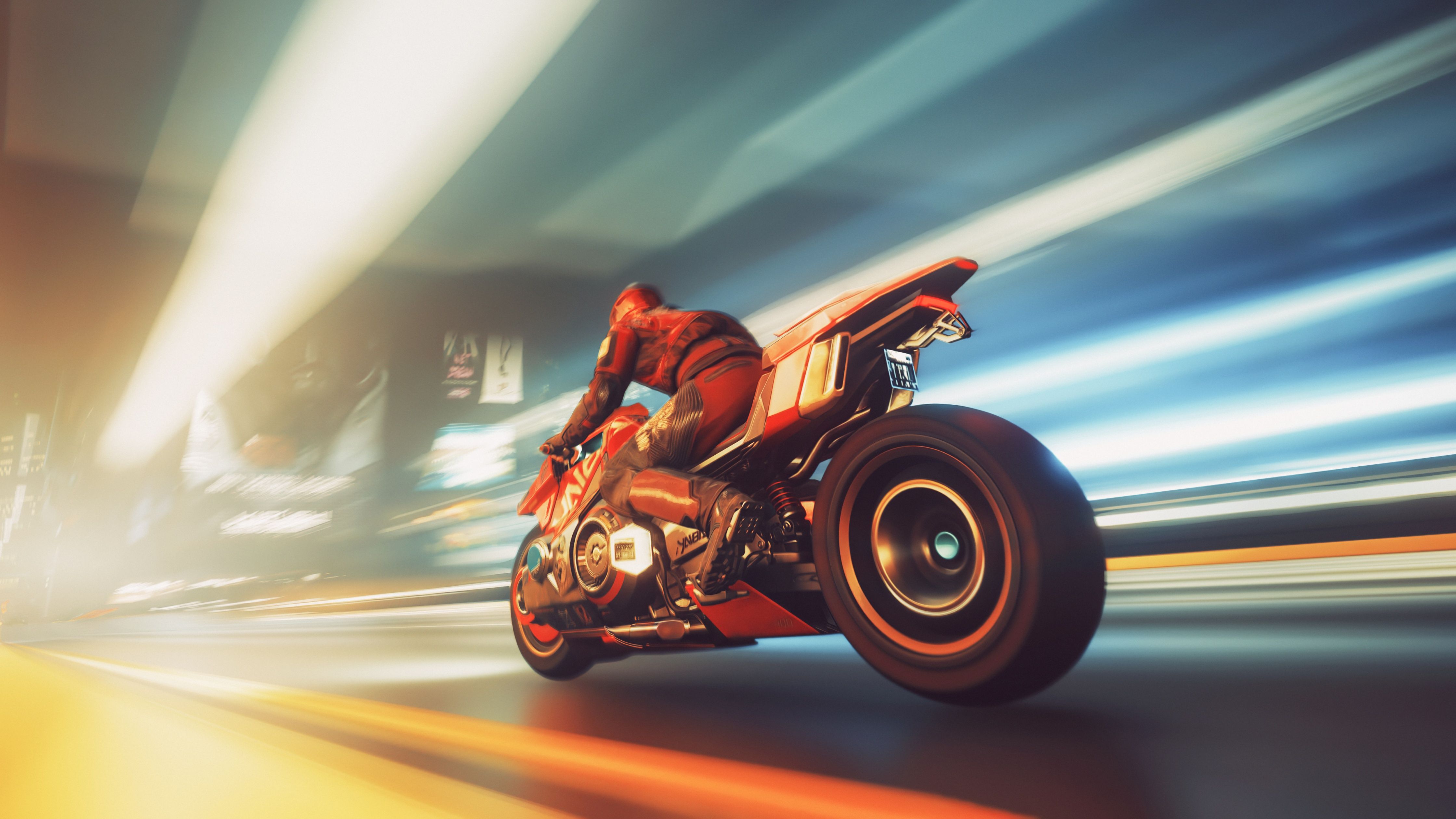4480x2520 Yaiba Kusanagi CT 3X Wallpaper 4K, Cyberpunk Cyberpunk Bike