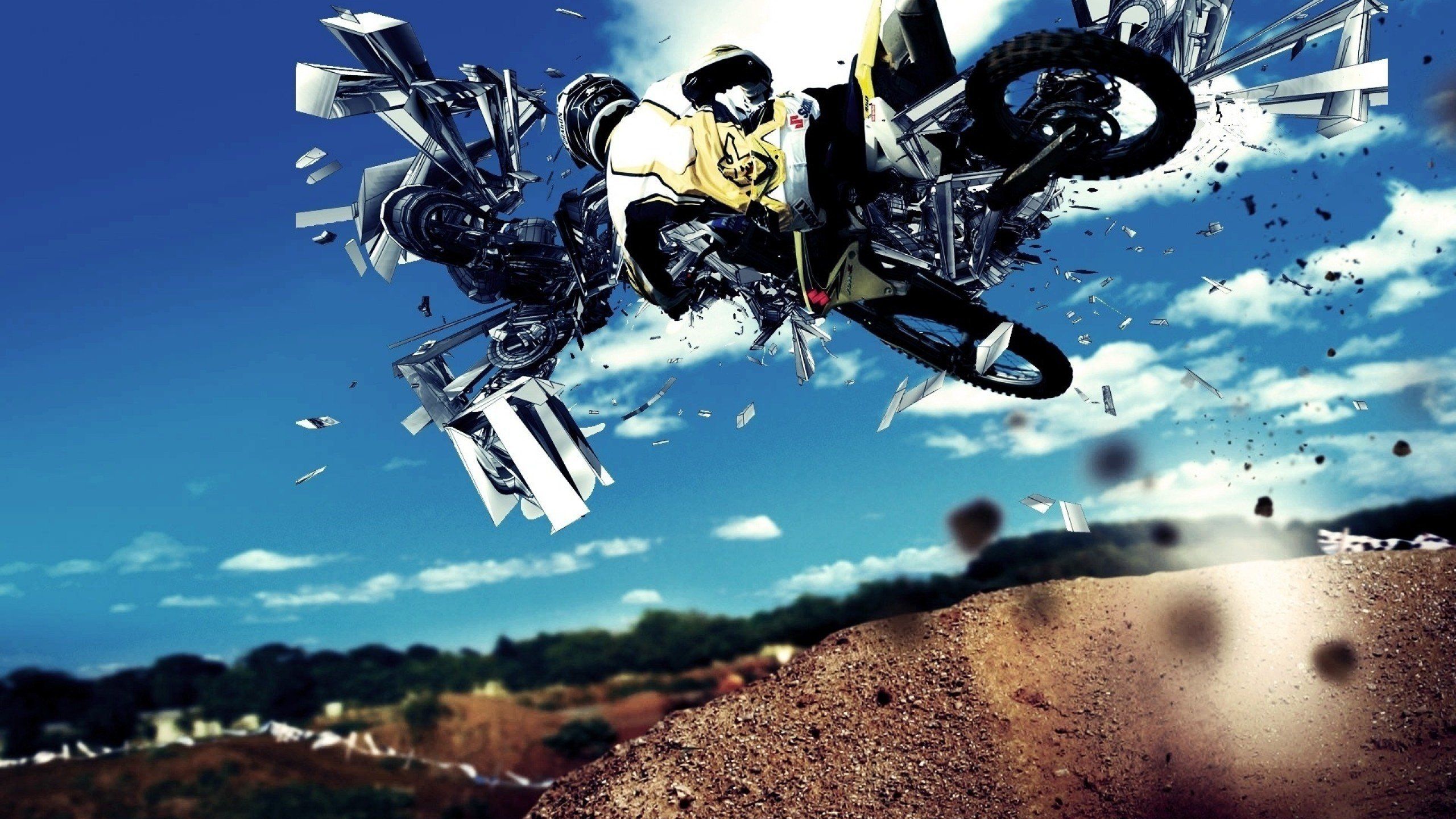 2560x1440 Dirtbike motocross moto bike extreme motorbike dirt wallpaperx1440