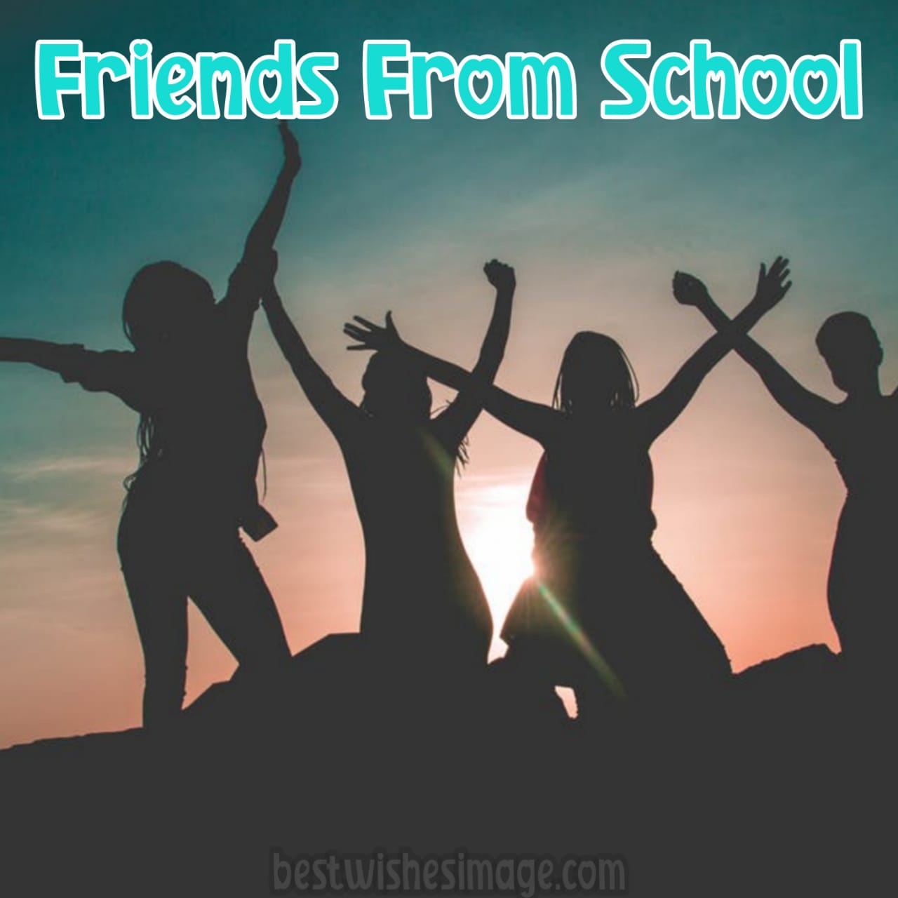 1280x1280 College Friends Wallpaper