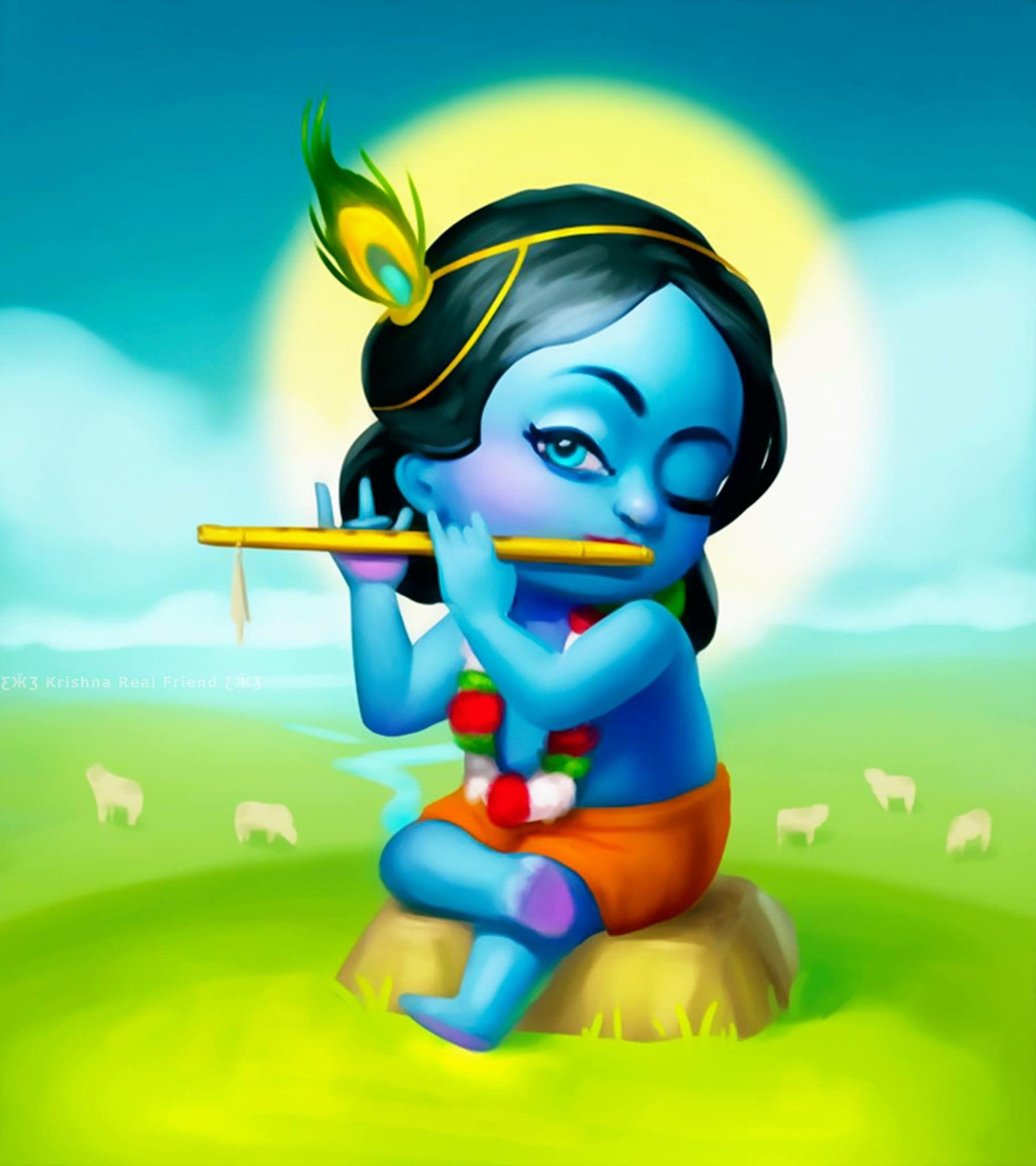 Animated Krishna Wallpapers - Top Những Hình Ảnh Đẹp