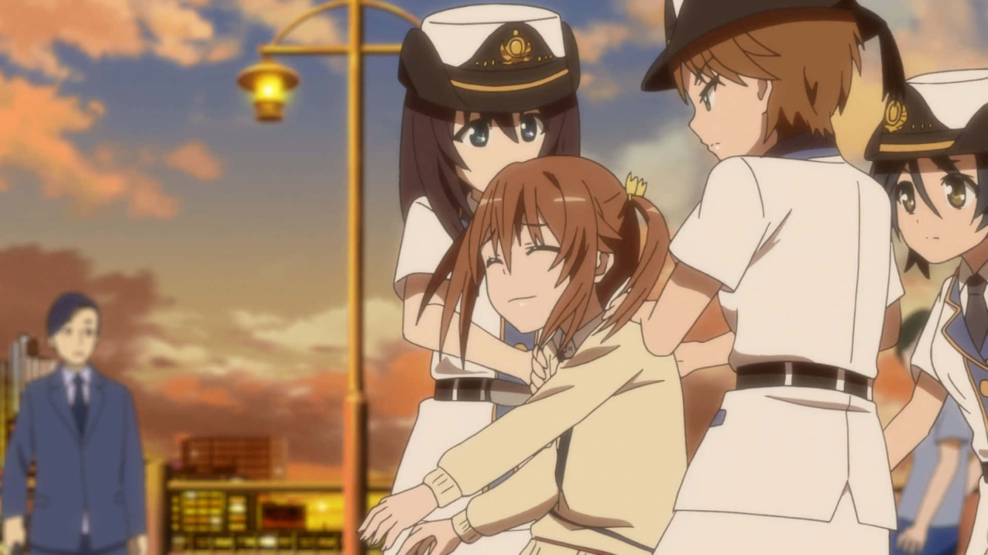 1920x1080 Download The Crew of the Harekaze Cruiseans Wallpaper