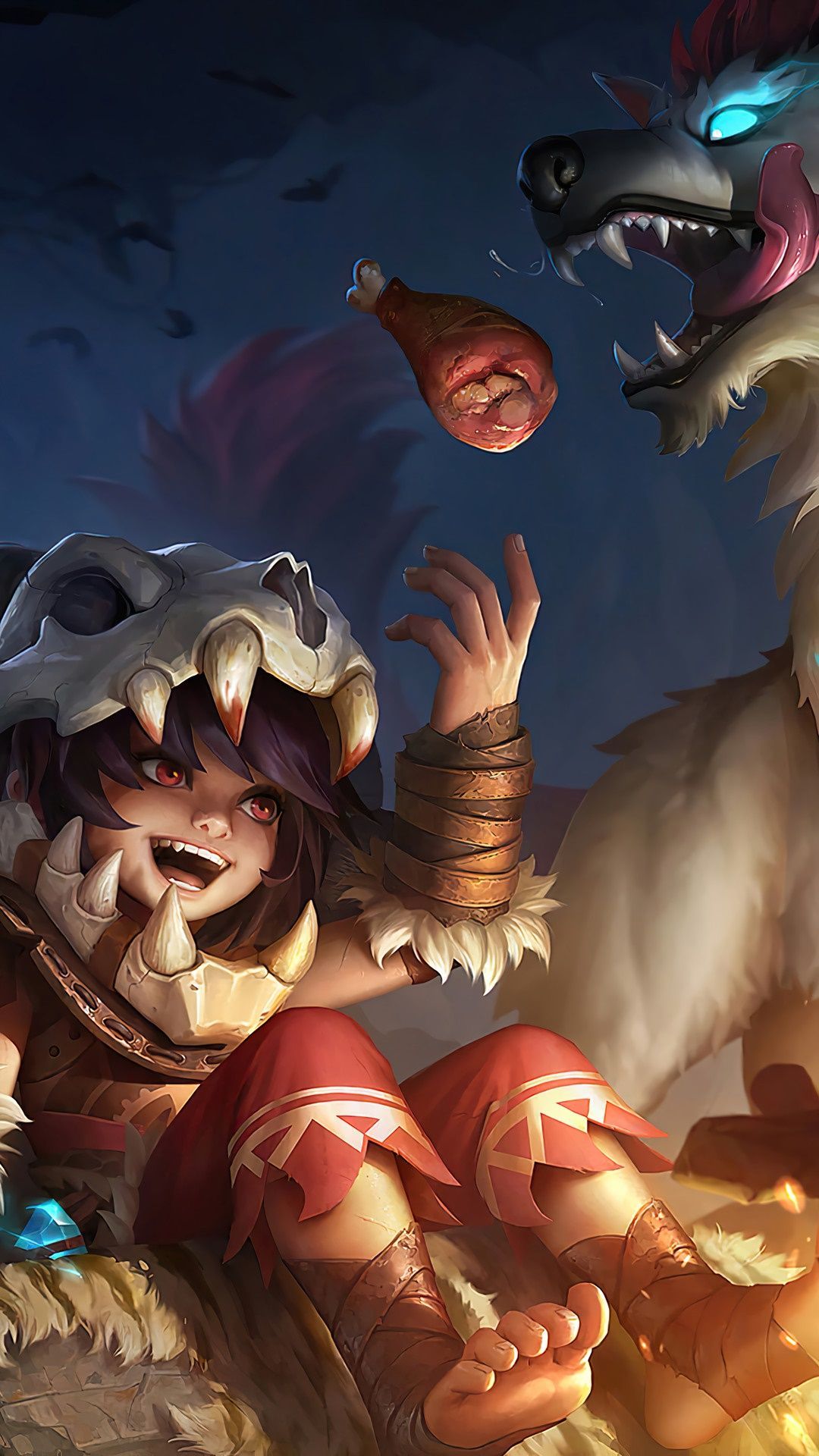 1080x1920 Popol and Kupa, Wolf, Mobile Legends Bang Bang, MLBB, ML, Video Game 4k, HD Wallpaper