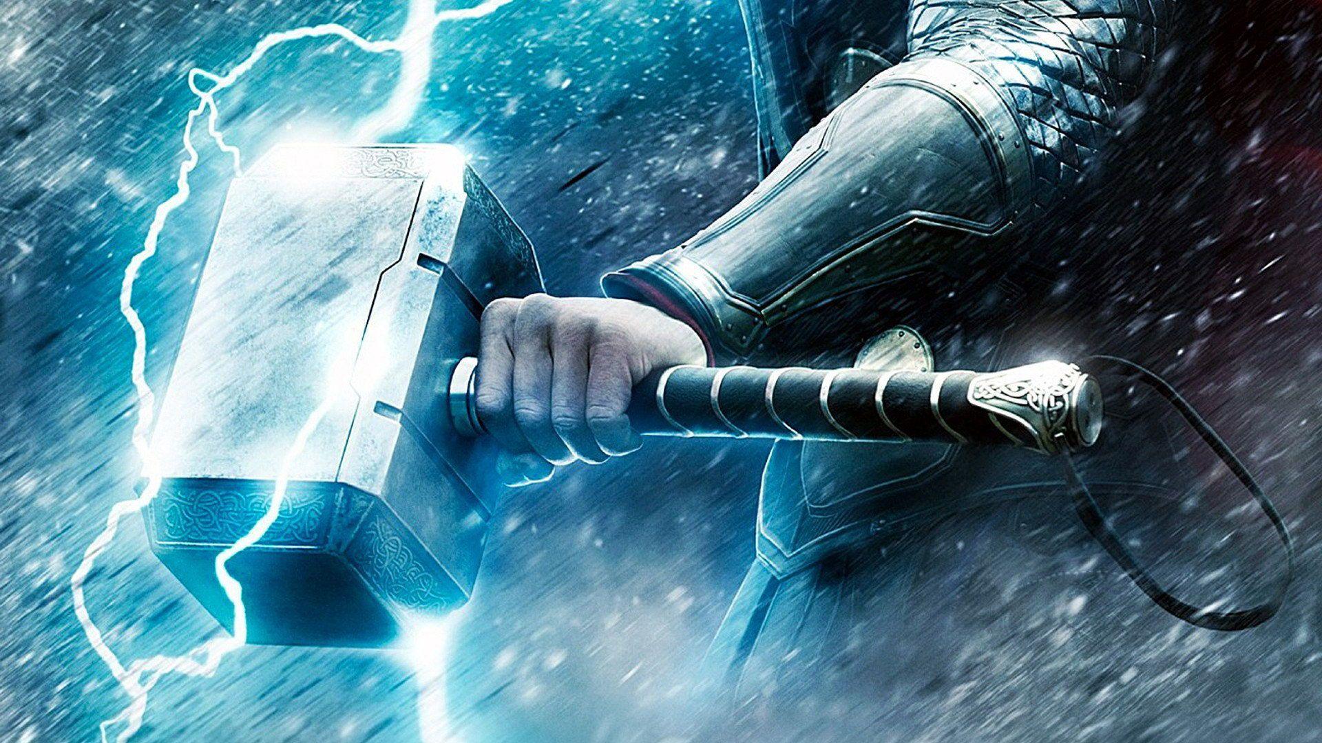 Thor Catches Mjolnir iPhone Wallpaper  iPhone Wallpapers  iPhone  Wallpapers