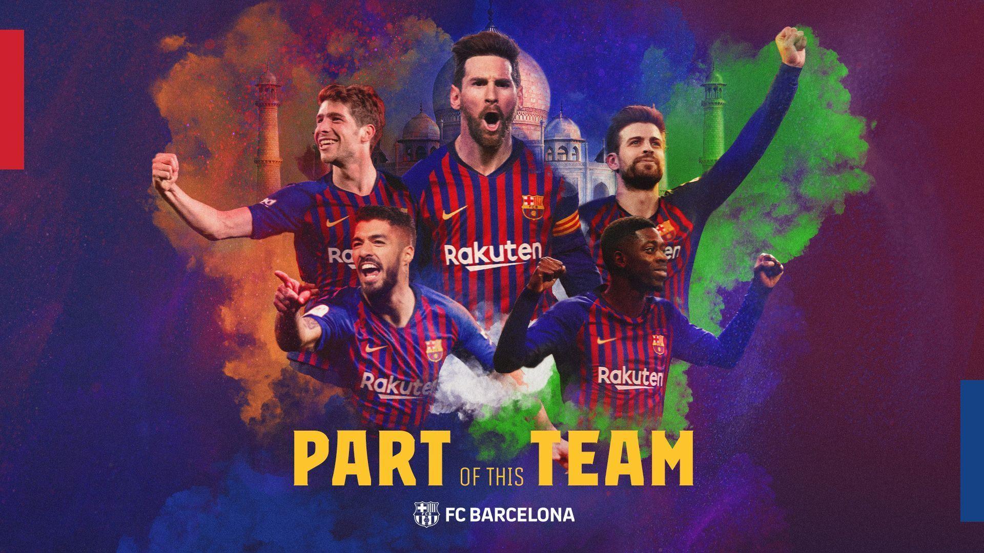 Fc Barcelona Team Wallpapers Top Free Fc Barcelona Team Backgrounds Wallpaperaccess