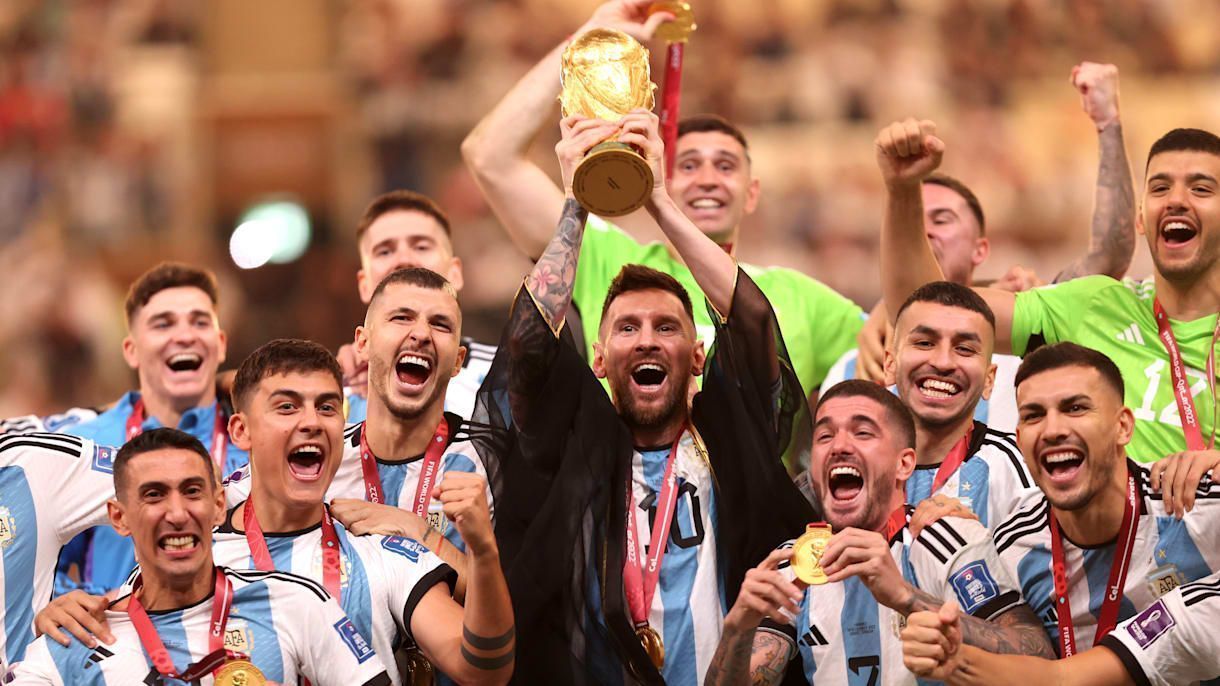 1220x686 Lionel Messi scores twice, Argentina beat France in 2022 World Cup final in penalty drama
