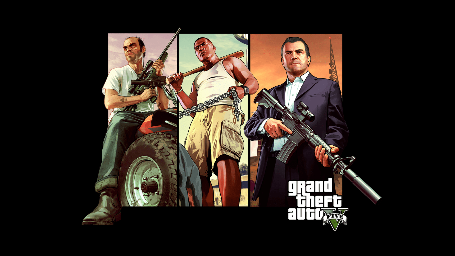 1920x1080 GTA V PS4 Wallpaper