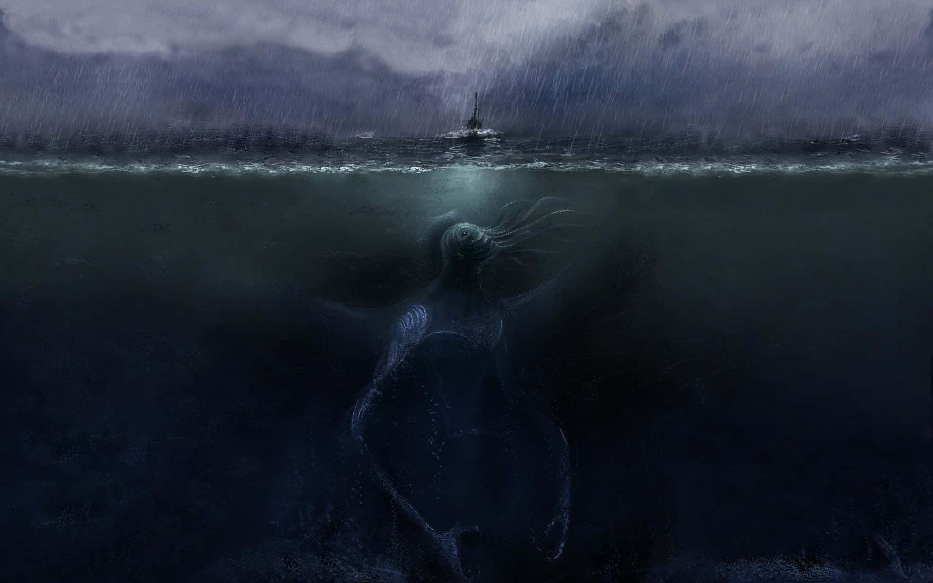 1920x1200 Download Spectacular Underwater Realm Deep Sea Exploration Wallpaper