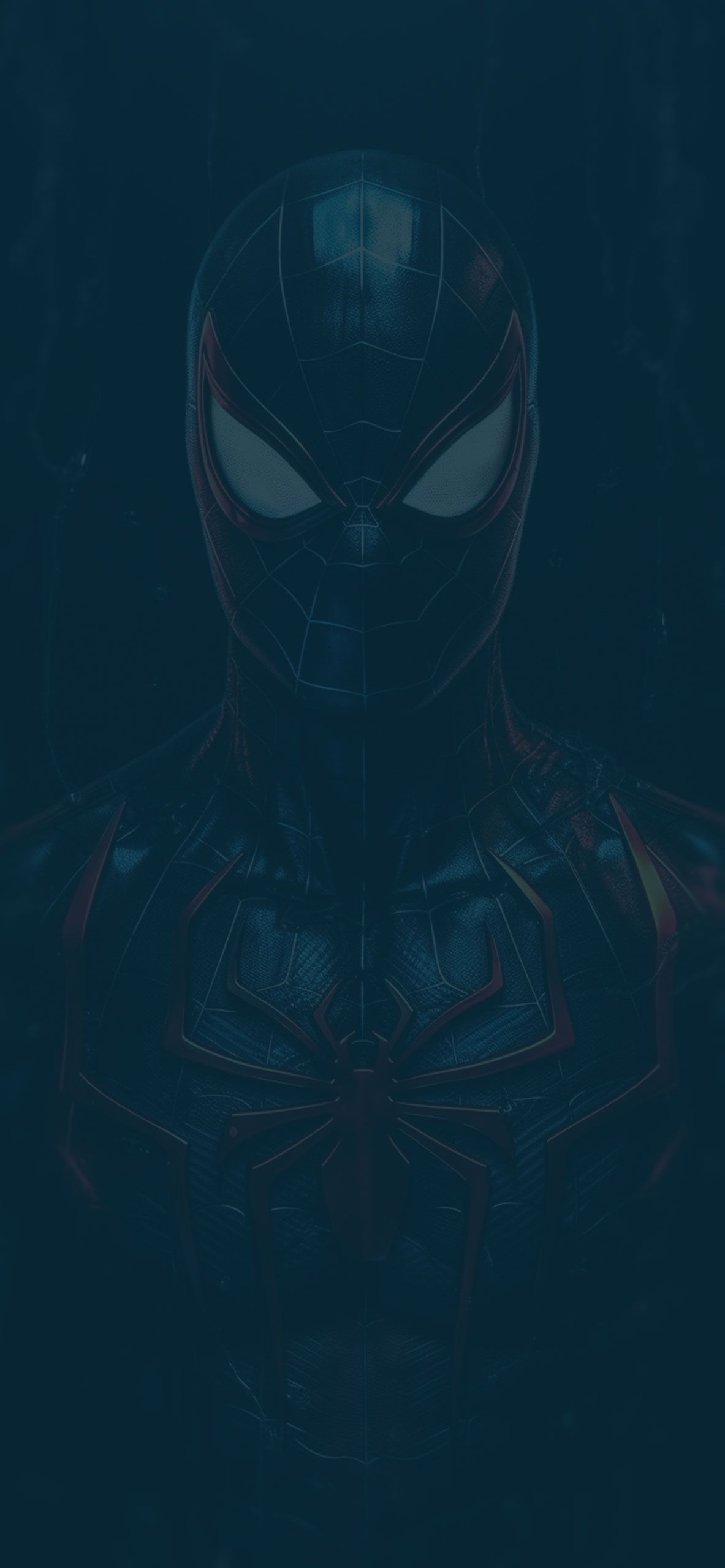1183x2560 Spider Man Deep Dark Wallpaper