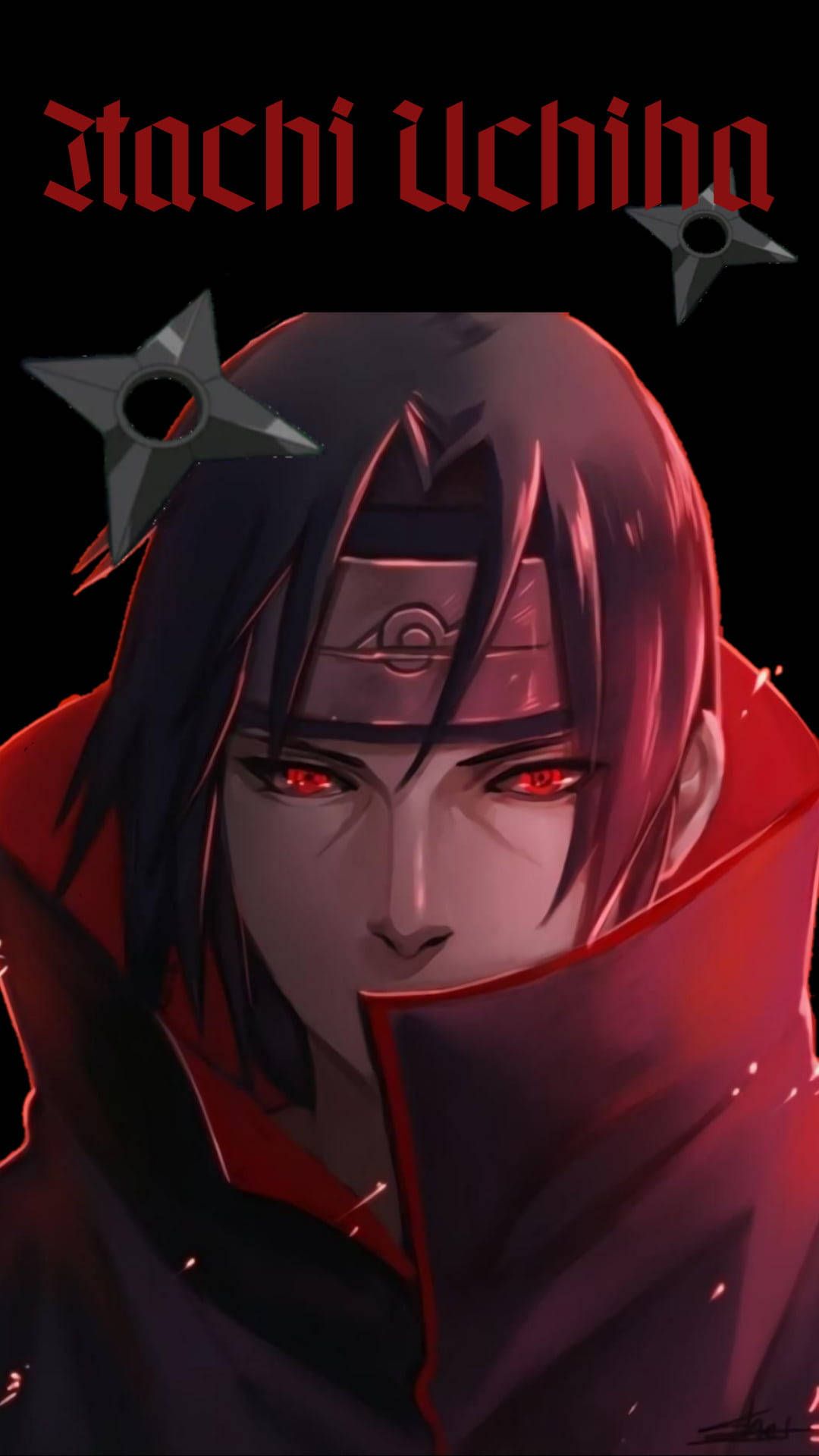 1080x1920 Download Impressive Anime Uchiha Itachi PFP Graphic Art Wallpaper