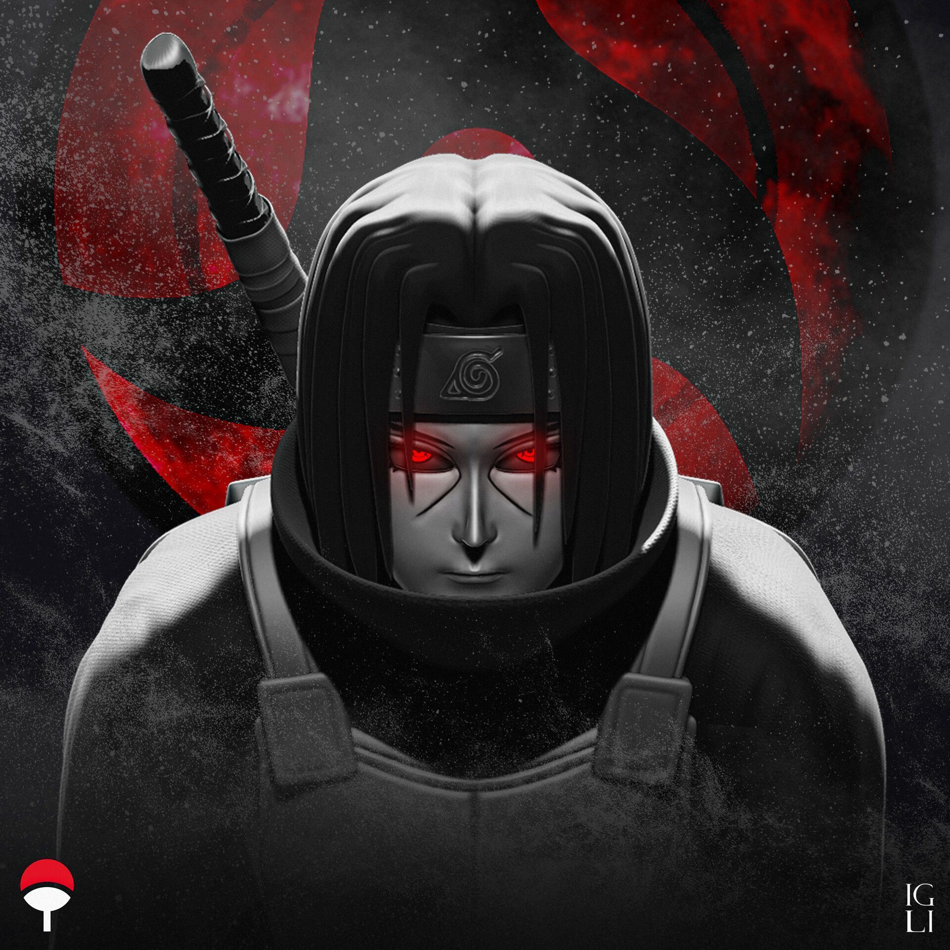 1920x1920 Itachi Uchiha